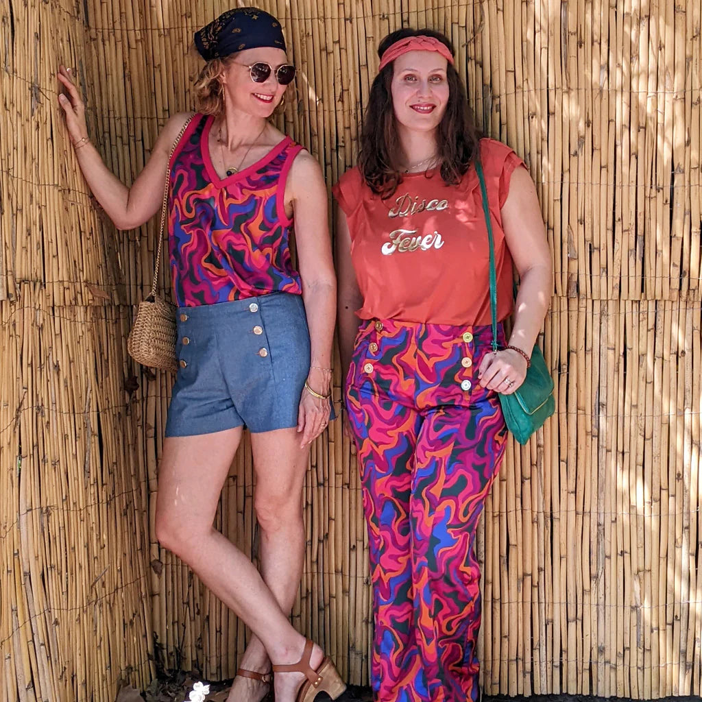 Short et Pantalon CHARME - Patron de couture pochette - SUPER BISON Patron de couture SUPER BISON | Gaspard et Léonie Tissus en ligne et Mercerie à Toulouse