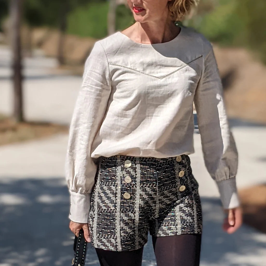 Short et Pantalon CHARME - Patron de couture pochette - SUPER BISON Patron de couture SUPER BISON | Gaspard et Léonie Tissus en ligne et Mercerie à Toulouse