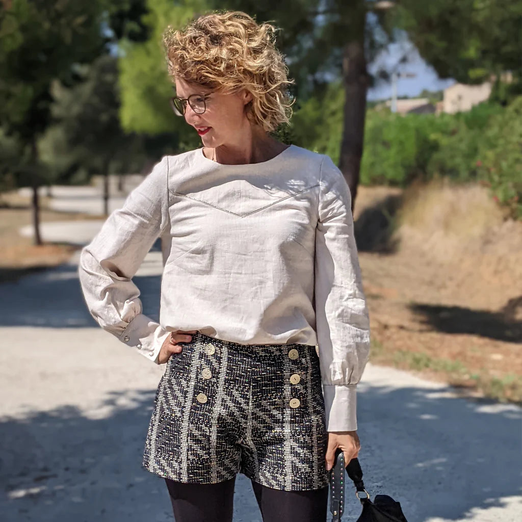 Short et Pantalon CHARME - Patron de couture pochette - SUPER BISON Patron de couture SUPER BISON | Gaspard et Léonie Tissus en ligne et Mercerie à Toulouse
