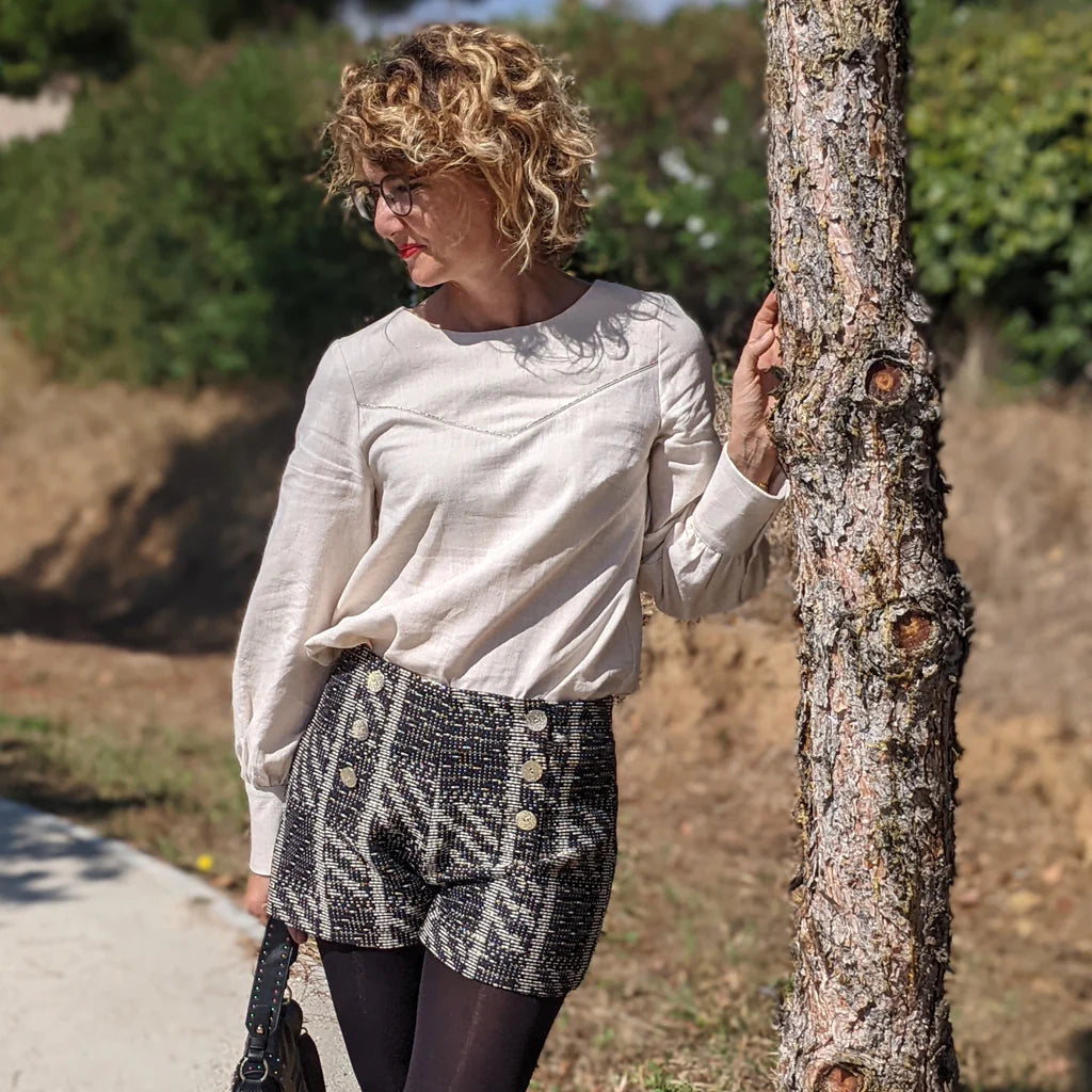 Short et Pantalon CHARME - Patron de couture pochette - SUPER BISON Patron de couture SUPER BISON | Gaspard et Léonie Tissus en ligne et Mercerie à Toulouse