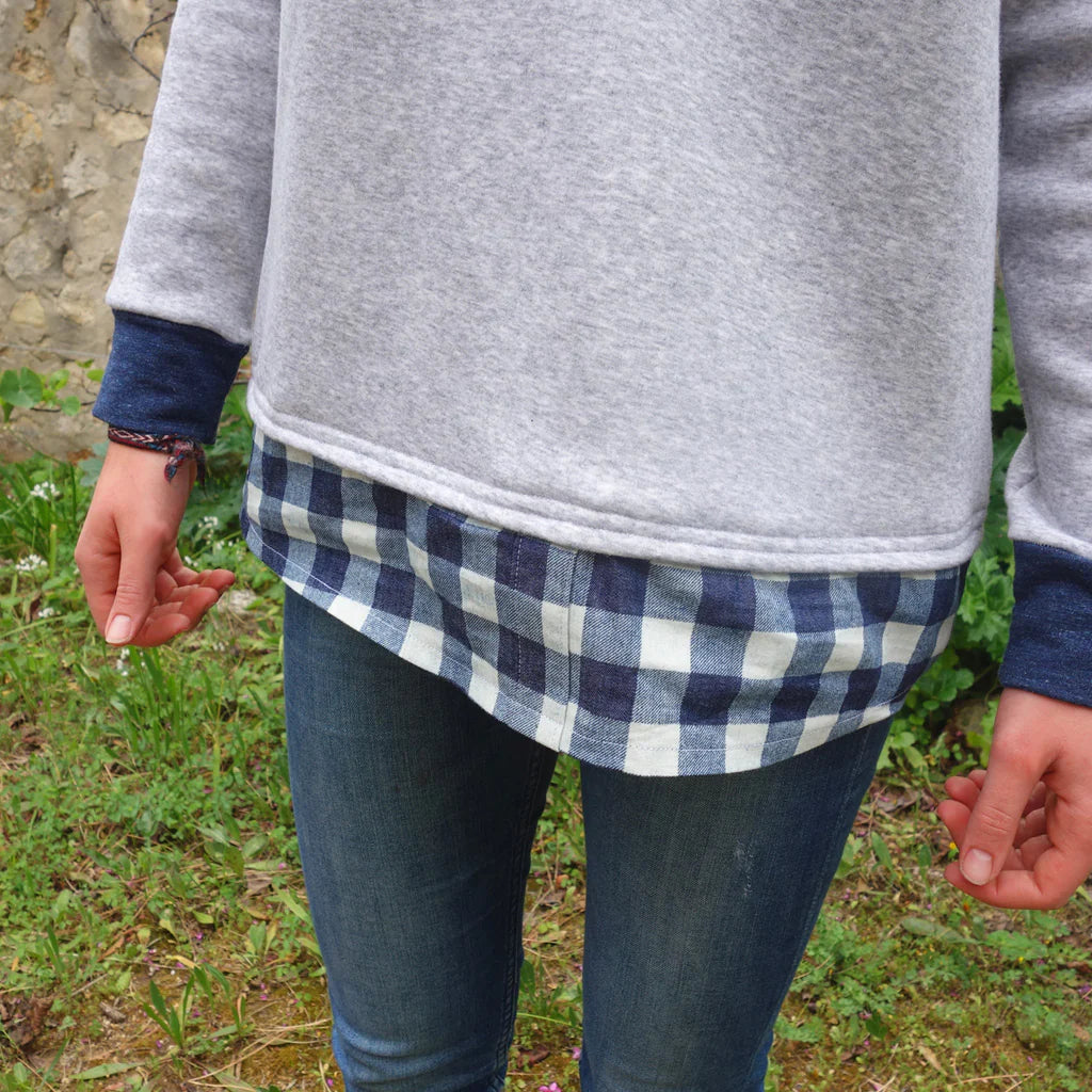 Sweat LIVIA- Patron de couture pochette - SUPER BISON Patron de couture SUPER BISON | Gaspard et Léonie Tissus en ligne et Mercerie à Toulouse