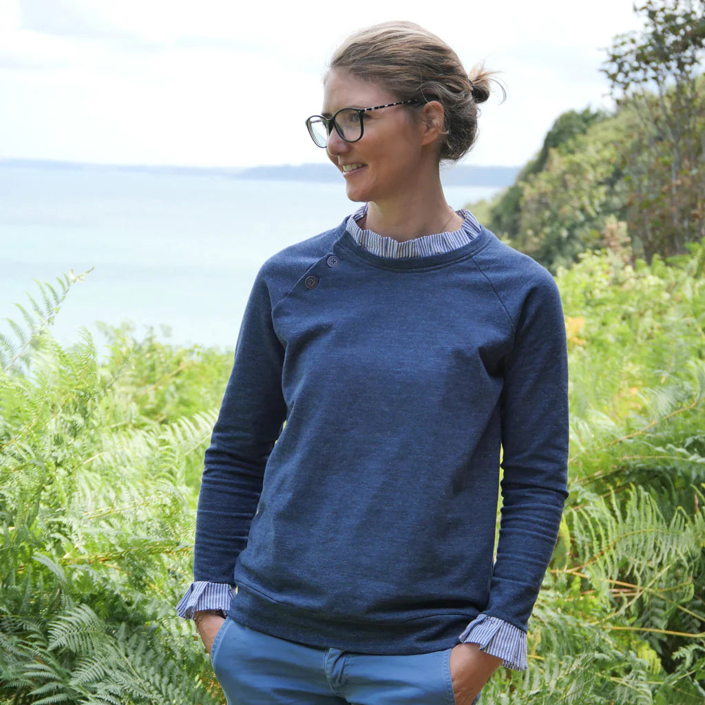 Sweat LIVIA- Patron de couture pochette - SUPER BISON Patron de couture SUPER BISON | Gaspard et Léonie Tissus en ligne et Mercerie à Toulouse