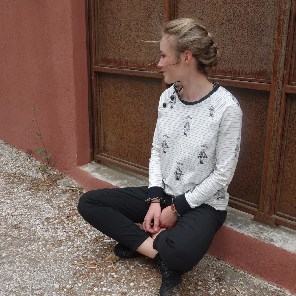 Sweat LIVIA- Patron de couture pochette - SUPER BISON Patron de couture SUPER BISON | Gaspard et Léonie Tissus en ligne et Mercerie à Toulouse