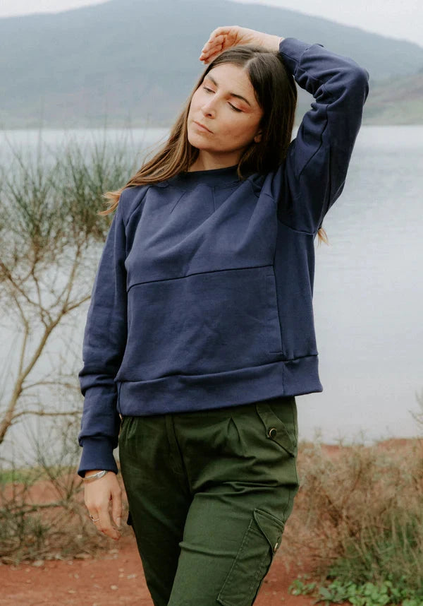 Sweat RESSAC patron de couture pochette - MAISON FAUVE Patron de couture MAISON FAUVE | Gaspard et Léonie Tissus en ligne et Mercerie à Toulouse