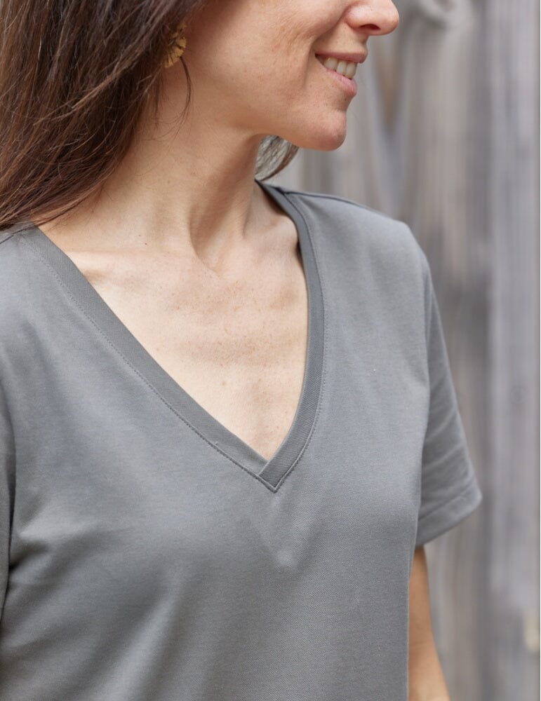 T-shirt femme MODJO Patron de couture pochette - Atelier SCÄMMIT Patron de couture ATELIER SCÄMMIT | Gaspard et Léonie Tissus en ligne et Mercerie à Toulouse