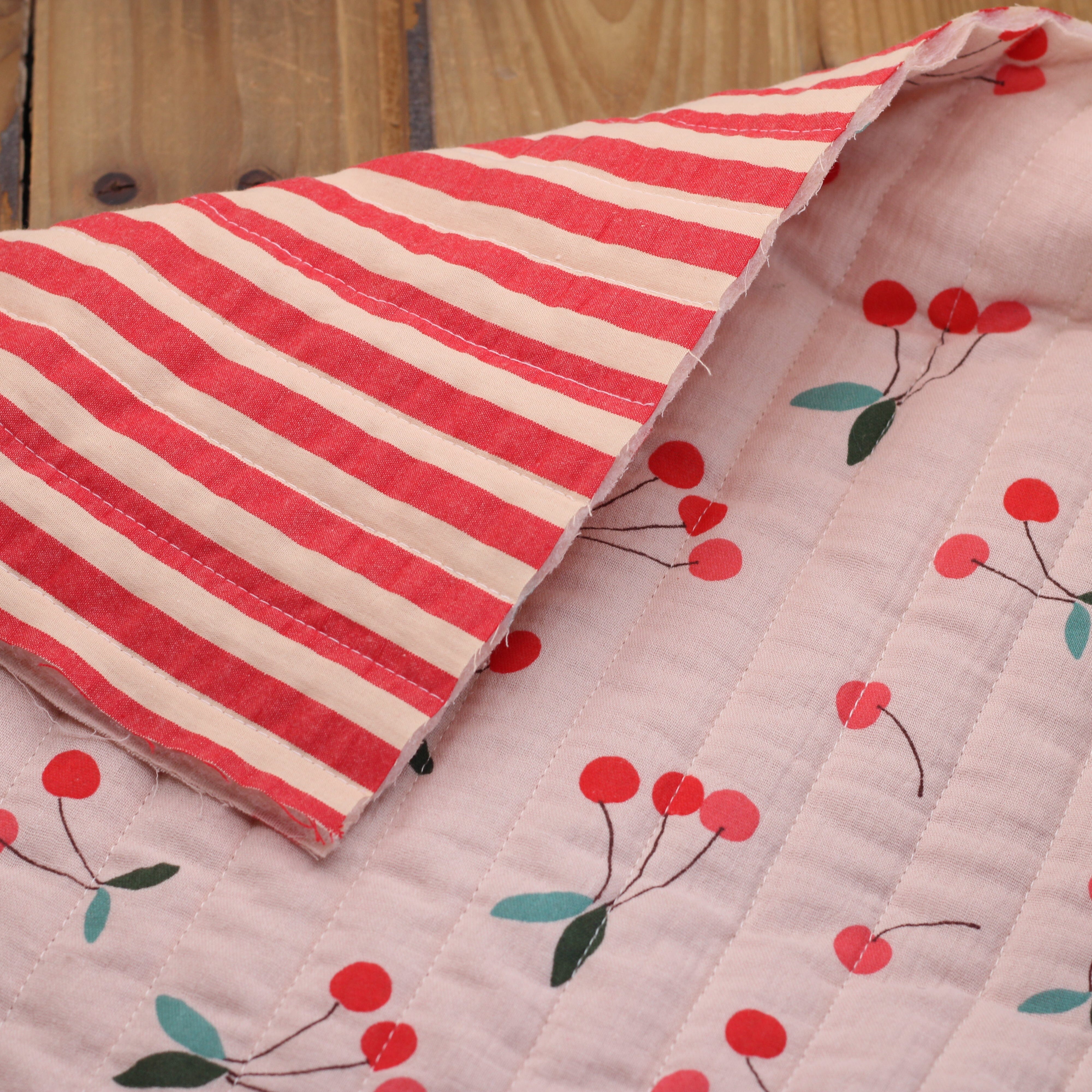 Tissu coton Matelassé Seerscker - CLAFOUTIS/TOM (Vendu x10cm) Tissus DOMOTEX | Gaspard et Léonie Tissus en ligne et Mercerie à Toulouse