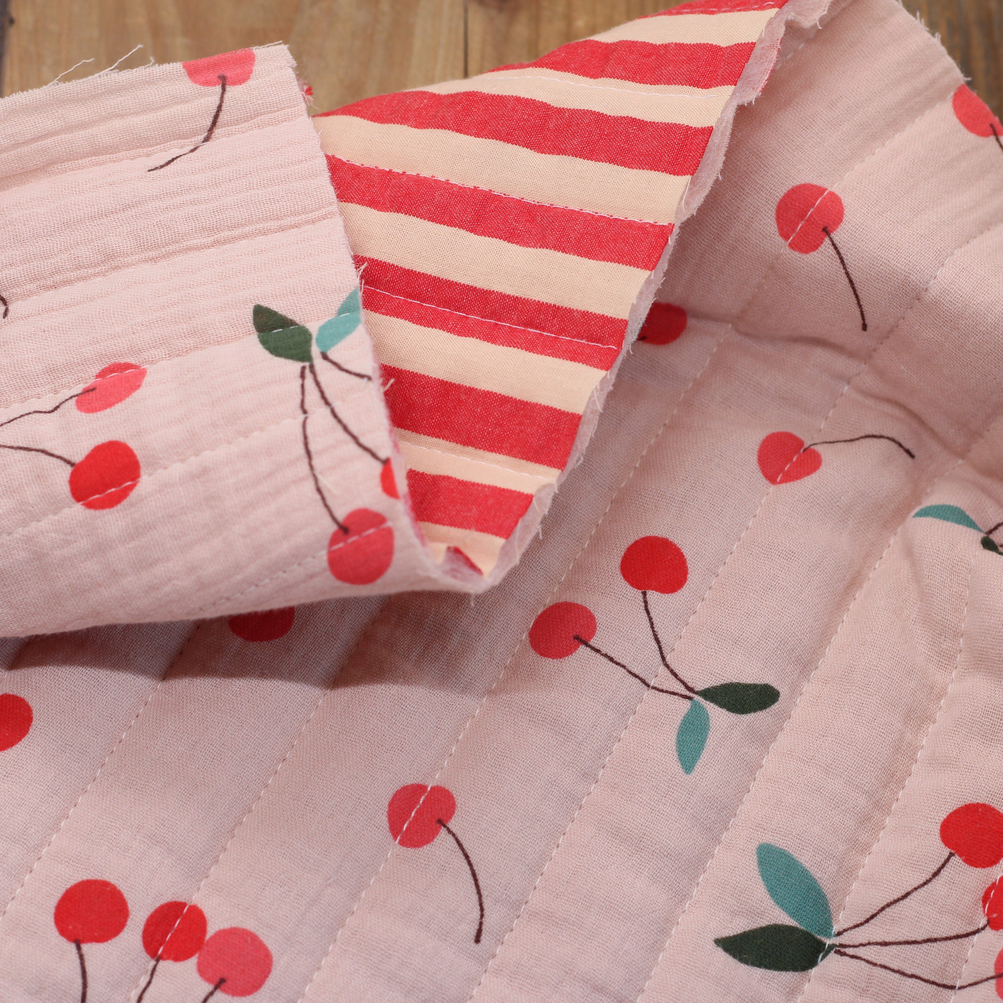 Tissu coton Matelassé Seerscker - CLAFOUTIS/TOM (Vendu x10cm) Tissus DOMOTEX | Gaspard et Léonie Tissus en ligne et Mercerie à Toulouse