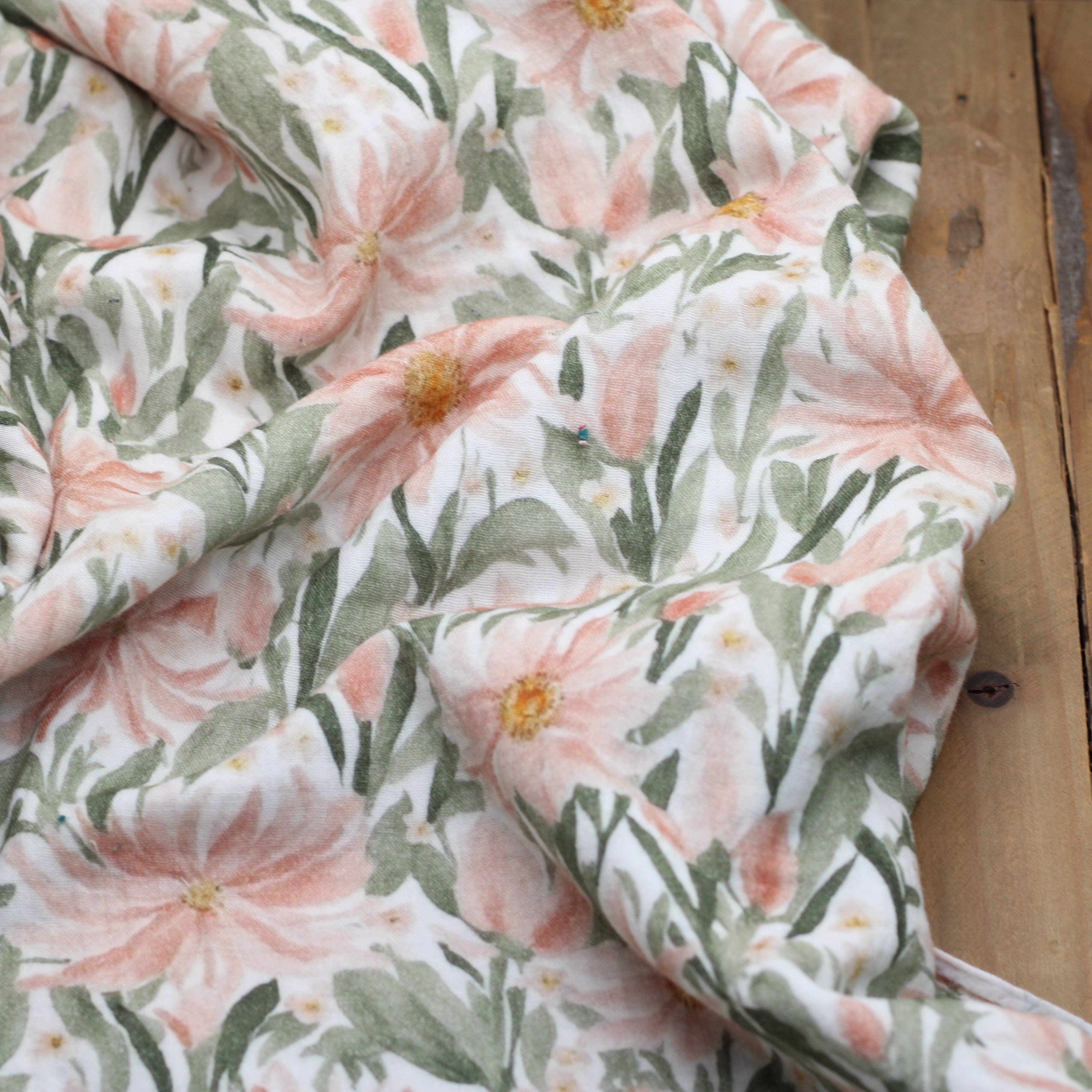 Tissu double Gaze de coton - PAQUERETTES FLOWERS - Blanc POPPY DESIGNED (Vendu x10cm) (Copie) Tissus POPPY Designed For You | Gaspard et Léonie Tissus en ligne et Mercerie à Toulouse