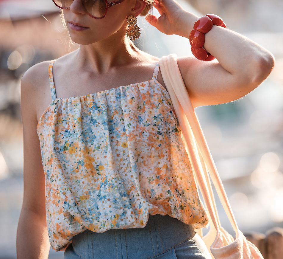 Tissu Double Gaze - LOTS OF FLOWERS - Tissus SEE YOU AT SIX | Gaspard et Léonie Tissus en ligne et Mercerie à Toulouse