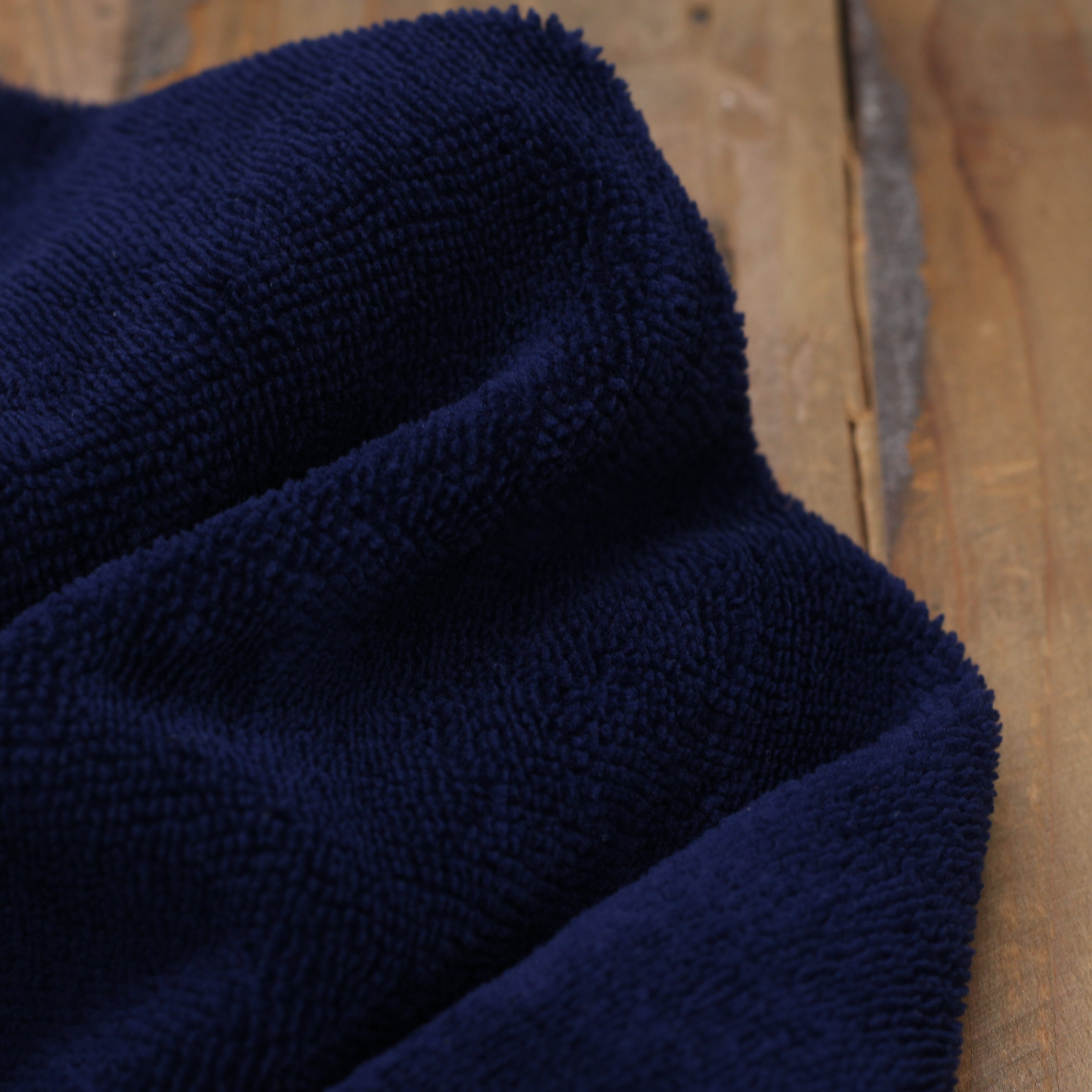 Tissu Eponge Microfibre de bambou - Bleu Marine (Vendu x10cm) Tissus Sélection Gaspard & Léonie | Gaspard et Léonie Tissus en ligne et Mercerie à Toulouse