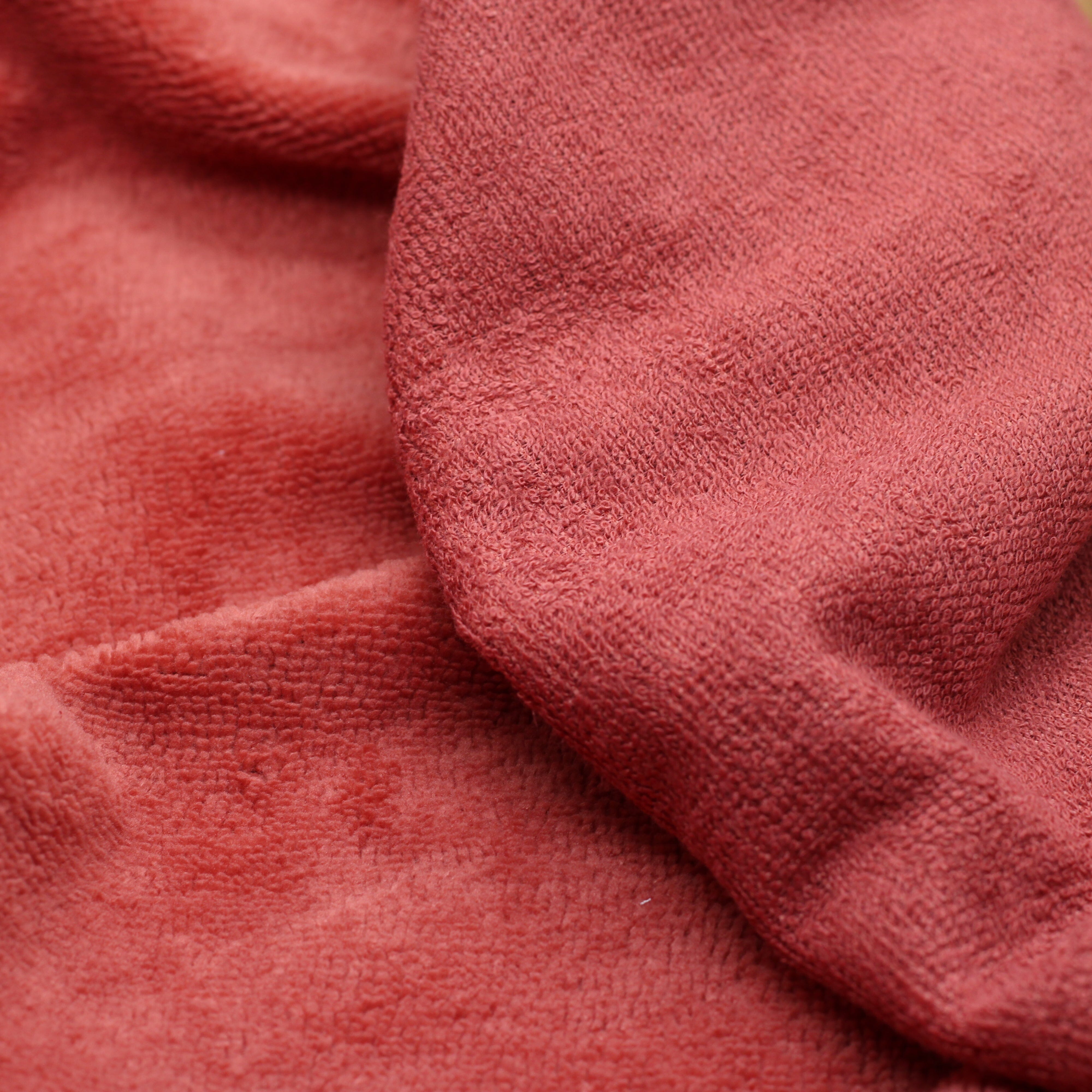 Tissu Eponge Microfibre de bambou - TERRACOTTA (Vendu x10cm) Tissus Sélection Gaspard & Léonie | Gaspard et Léonie Tissus en ligne et Mercerie à Toulouse