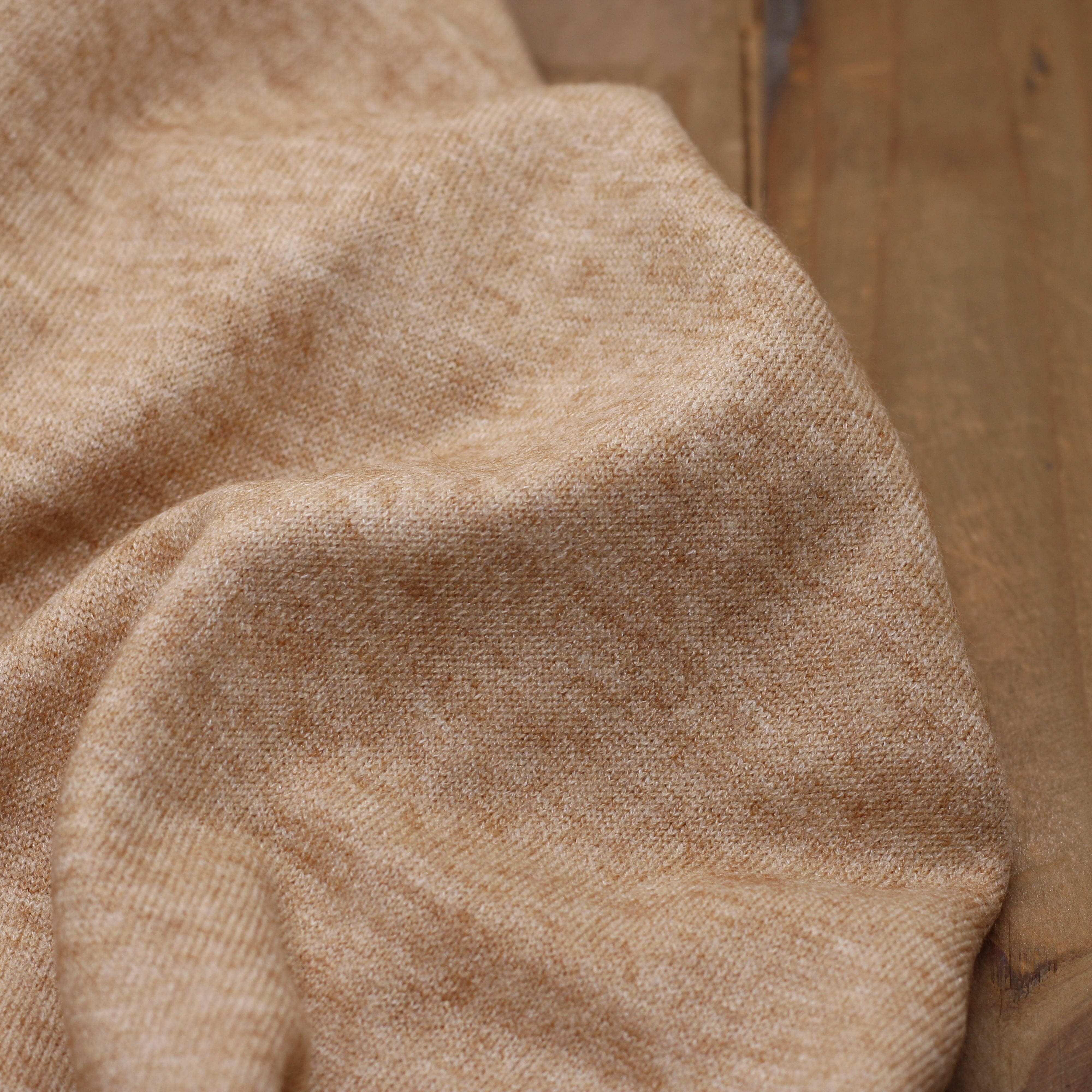 Tissu fines Mailles Viscose tricot - Champage Chiné (Vendu x10cm) Tissus Sélection Gaspard & Léonie | Gaspard et Léonie Tissus en ligne et Mercerie à Toulouse