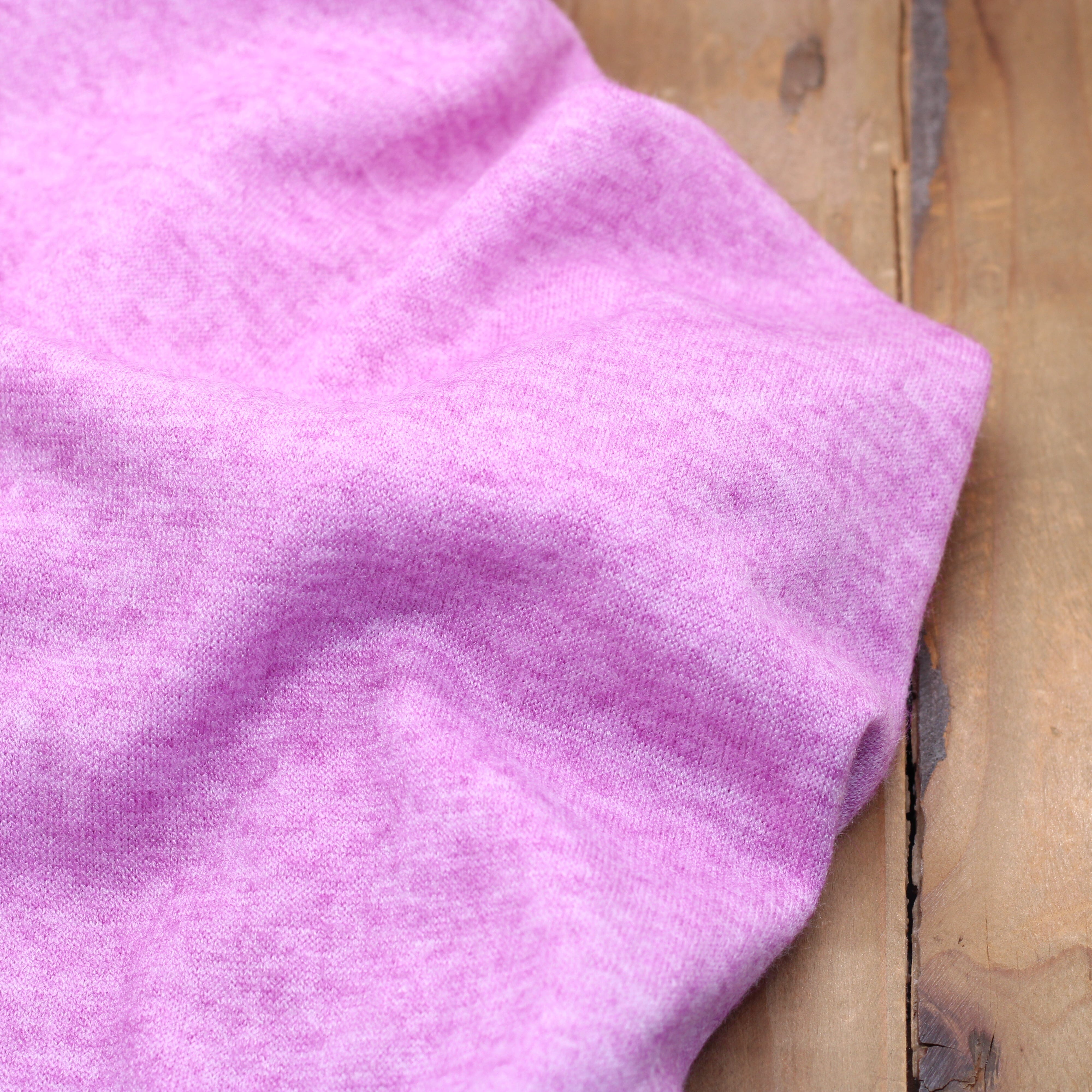 Tissu fines Mailles Viscose tricot - Cyclamen Chiné (Vendu x10cm) Tissus Sélection Gaspard & Léonie | Gaspard et Léonie Tissus en ligne et Mercerie à Toulouse