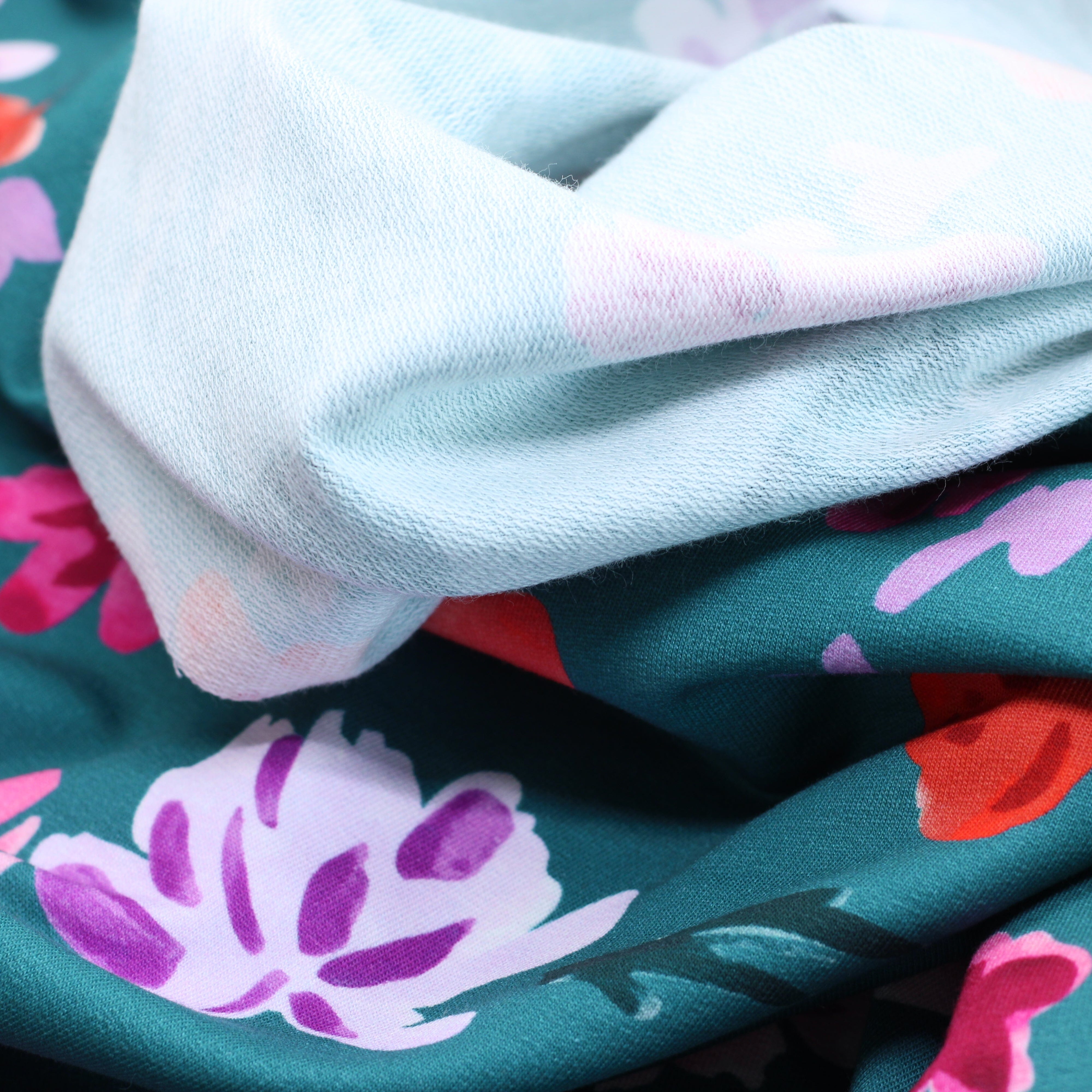 Tissu French Terry - COLETTE - Vert - NERIDA HANSEN (Vendu x10cm) Tissus NERIDA HANSEN | Gaspard et Léonie Tissus en ligne et Mercerie à Toulouse