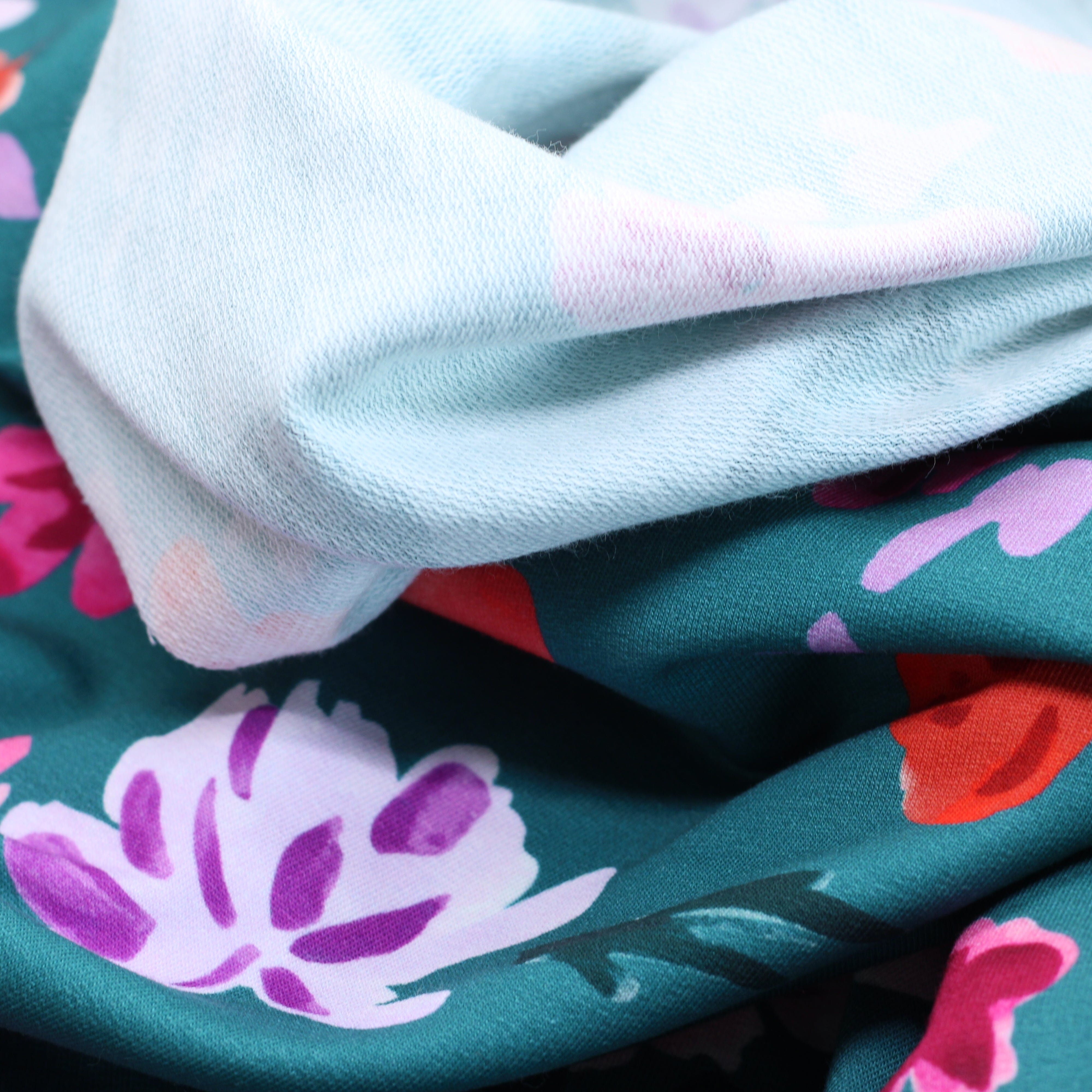 Tissu French Terry - COLETTE - Vert - NERIDA HANSEN (Vendu x10cm) Tissus NERIDA HANSEN | Gaspard et Léonie Tissus en ligne et Mercerie à Toulouse