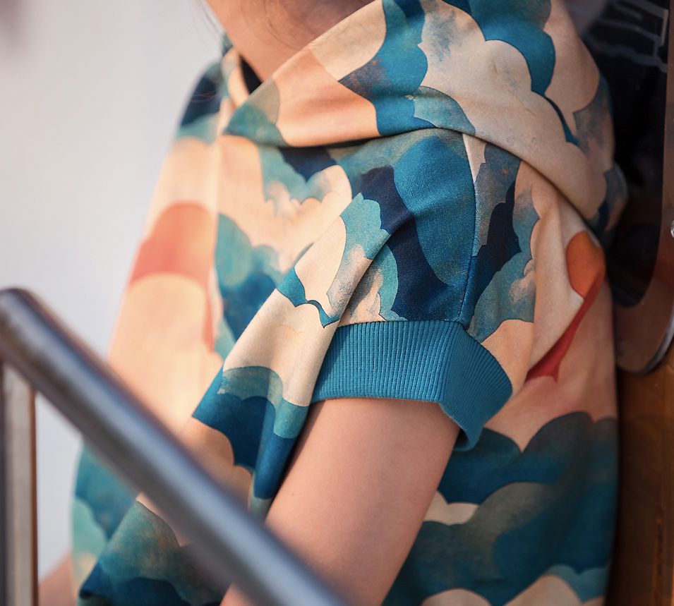 Tissu French Terry - COOL CLOUDS - See You At Six (Vendu X10cm) Tissus SEE YOU AT SIX | Gaspard et Léonie Tissus en ligne et Mercerie à Toulouse