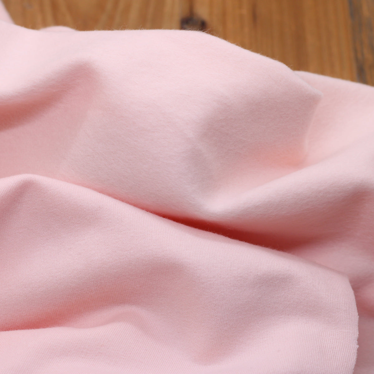 Tissu French Terry Gratté Uni GOTS- Rose pale (Vendu x10cm) Tissus Sélection Gaspard & Léonie | Gaspard et Léonie Tissus en ligne et Mercerie à Toulouse
