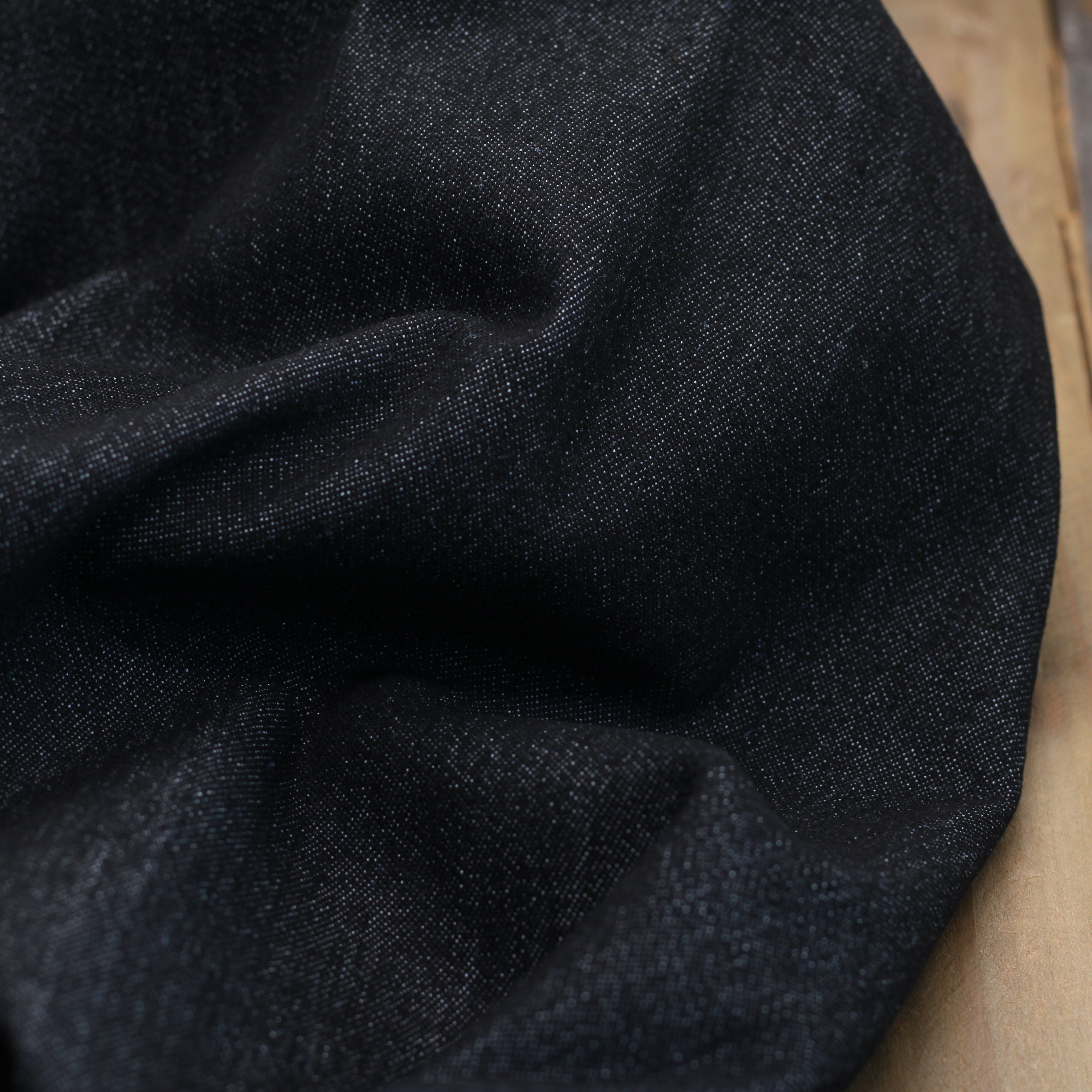 Tissu Jean denim Stretch- Noir (Vendu x10cm) Tissus Sélection Gaspard & Léonie | Gaspard et Léonie Tissus en ligne et Mercerie à Toulouse