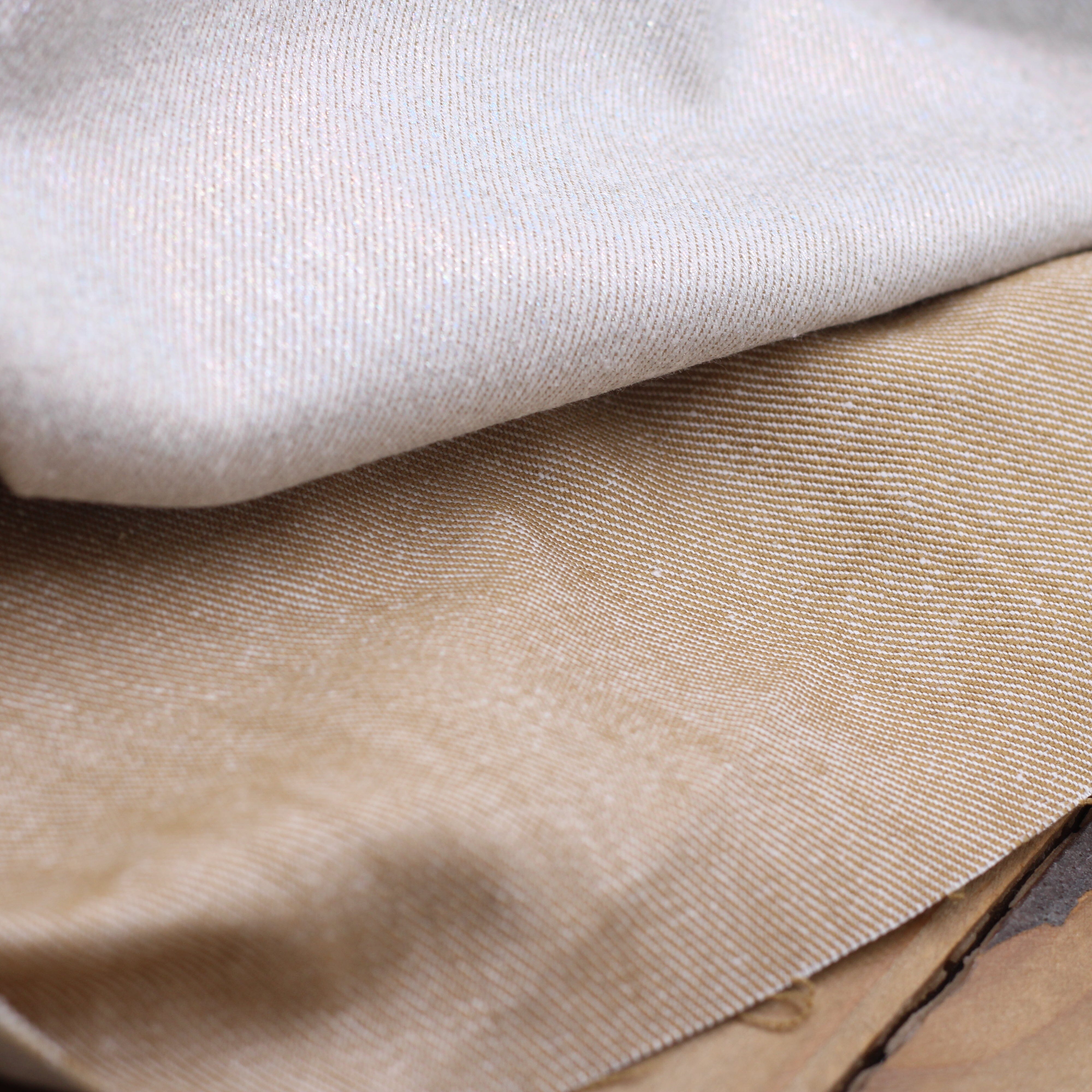 Tissu Jean Stretch irisé 9 Oz- Champagne (Vendu x10cm) Tissus Sélection Gaspard & Léonie | Gaspard et Léonie Tissus en ligne et Mercerie à Toulouse