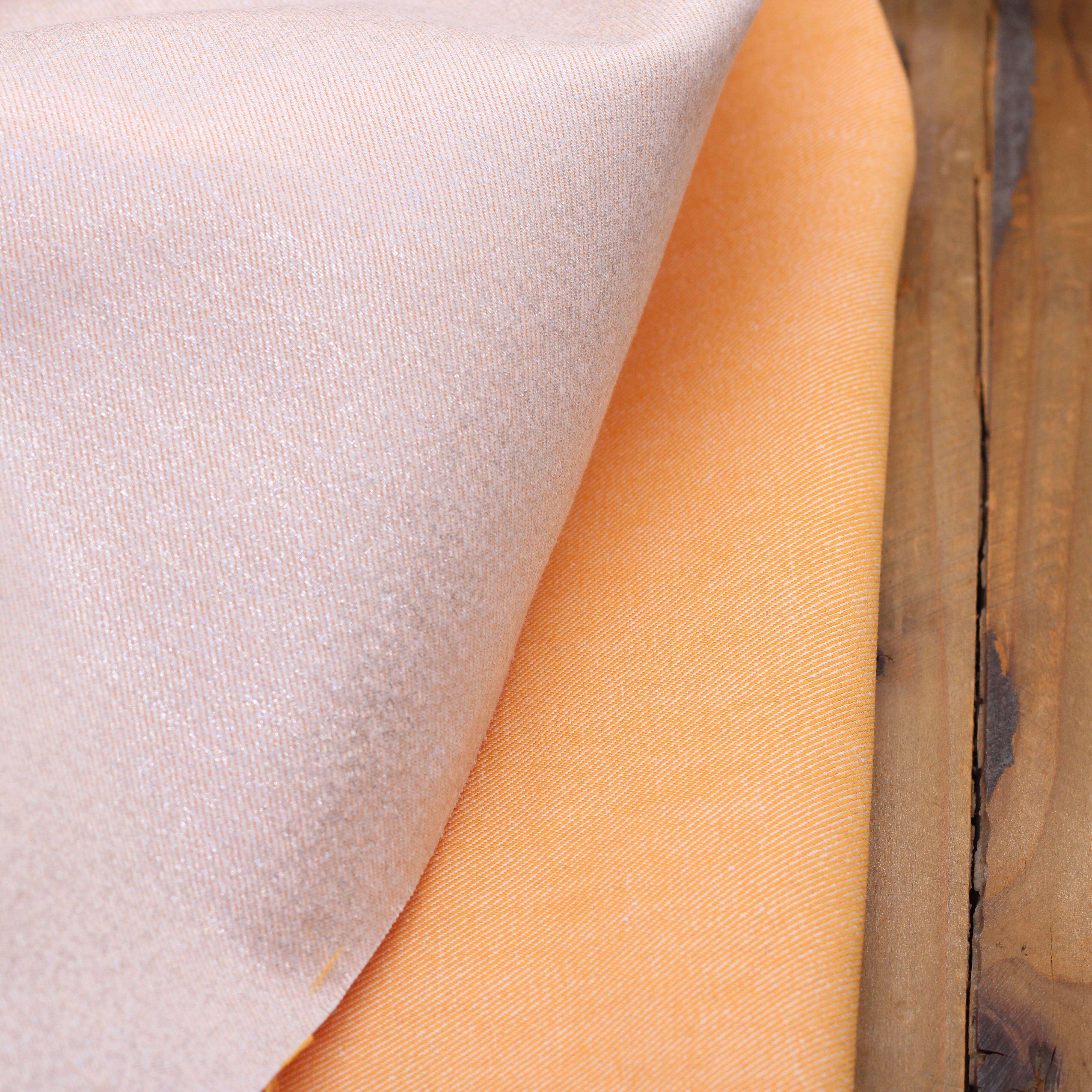 Tissu Jean Stretch irisé - Orange (Vendu x10cm) Tissus Sélection Gaspard & Léonie | Gaspard et Léonie Tissus en ligne et Mercerie à Toulouse
