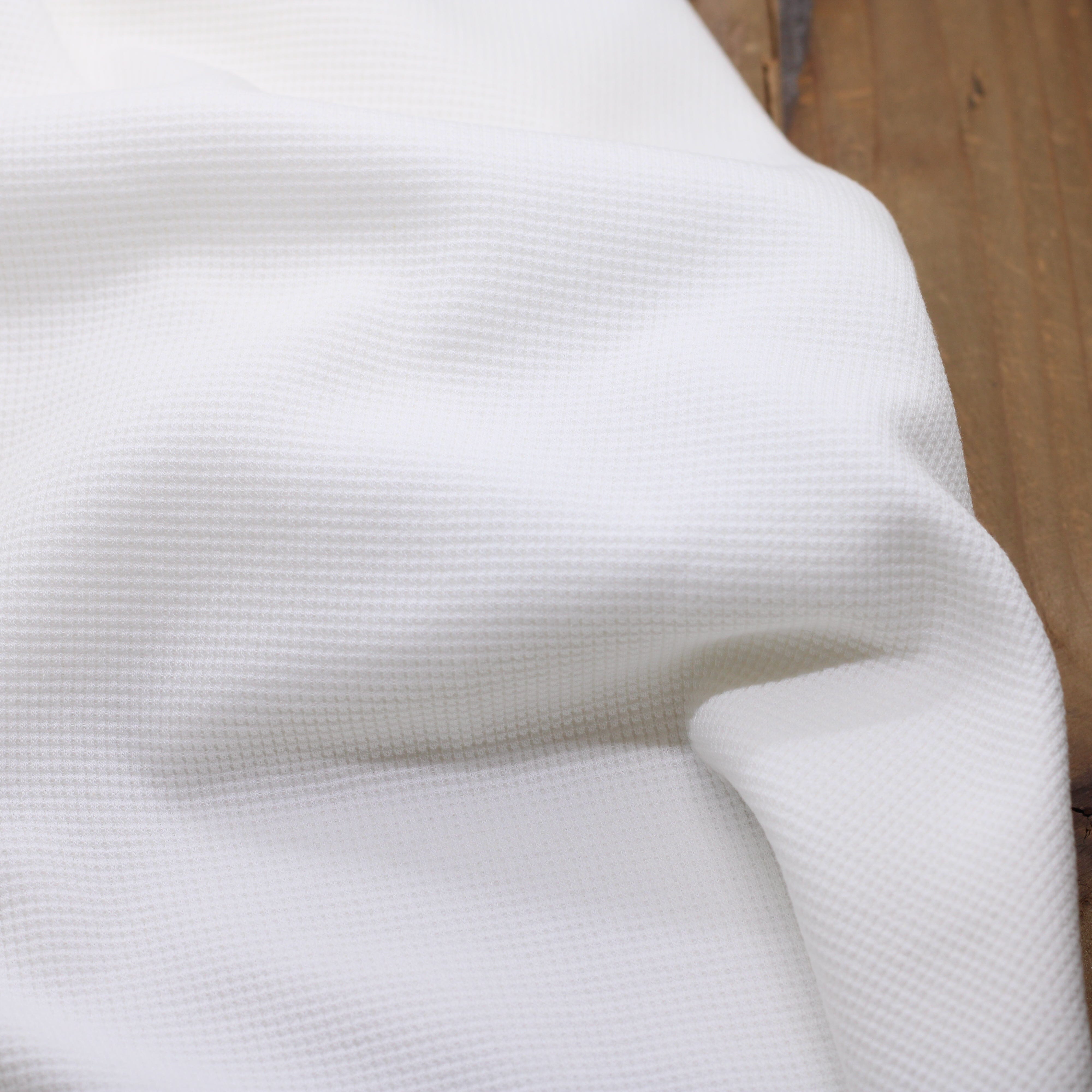 Tissu Jersey de coton gaufré - Ecru (Vendu x10cm) Tissus Sélection Gaspard & Léonie | Gaspard et Léonie Tissus en ligne et Mercerie à Toulouse
