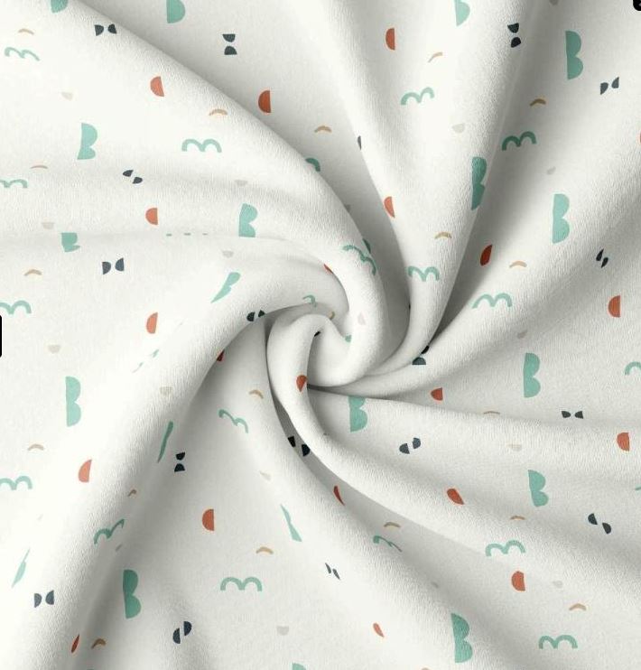 Tissu Jersey de coton - ZOTI - Blanc cassé (vendu x10cm) Tissus DOMOTEX | Gaspard et Léonie Tissus en ligne et Mercerie à Toulouse