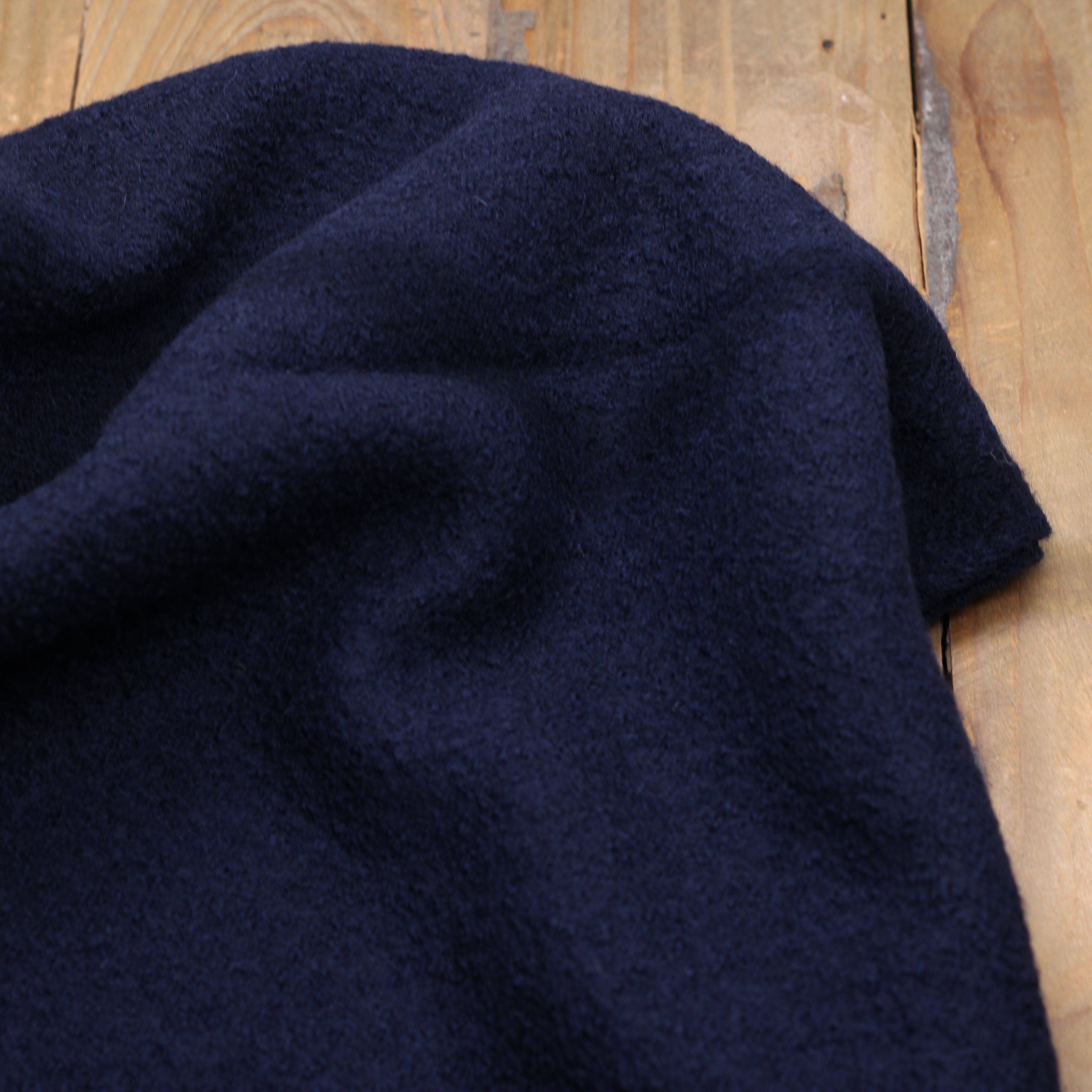 Tissu Laine Manteaux - Bleu Marine (Vendu x10cm) Tissus Sélection Gaspard & Léonie | Gaspard et Léonie Tissus en ligne et Mercerie à Toulouse