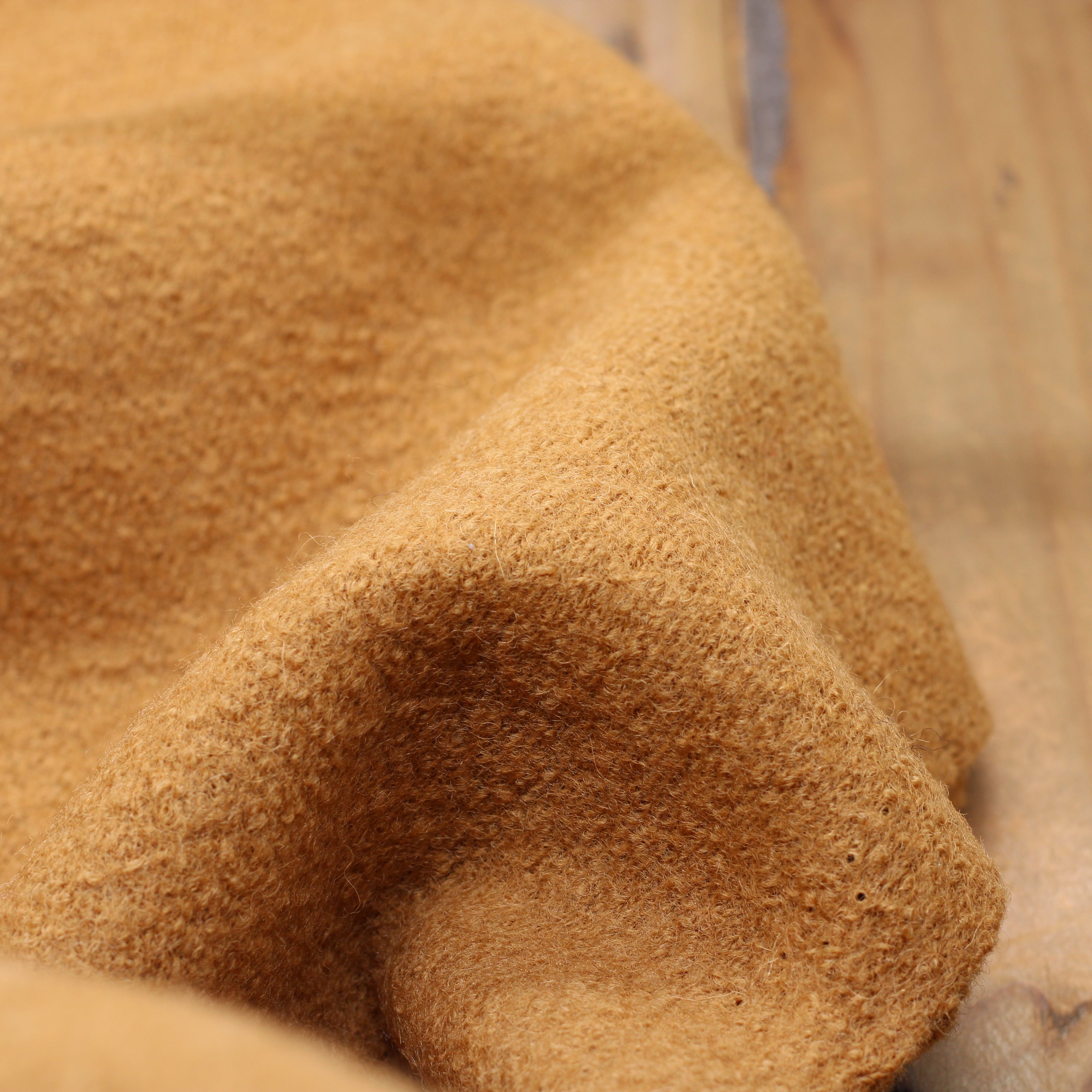 Tissu Laine Manteaux - Moutarde (Vendu x10cm) Tissus Sélection Gaspard & Léonie | Gaspard et Léonie Tissus en ligne et Mercerie à Toulouse