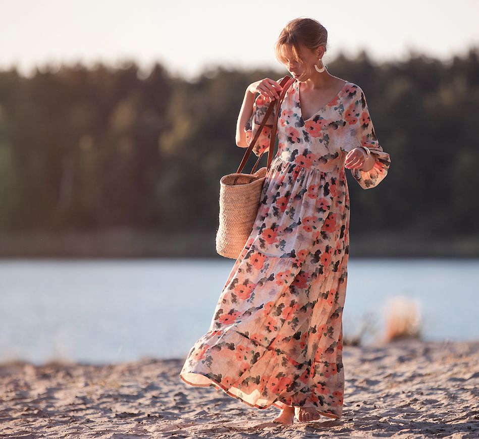 Tissu Lin Viscose - MISTY ROSE - See You At Six (Vendu x10cm) Tissus SEE YOU AT SIX | Gaspard et Léonie Tissus en ligne et Mercerie à Toulouse