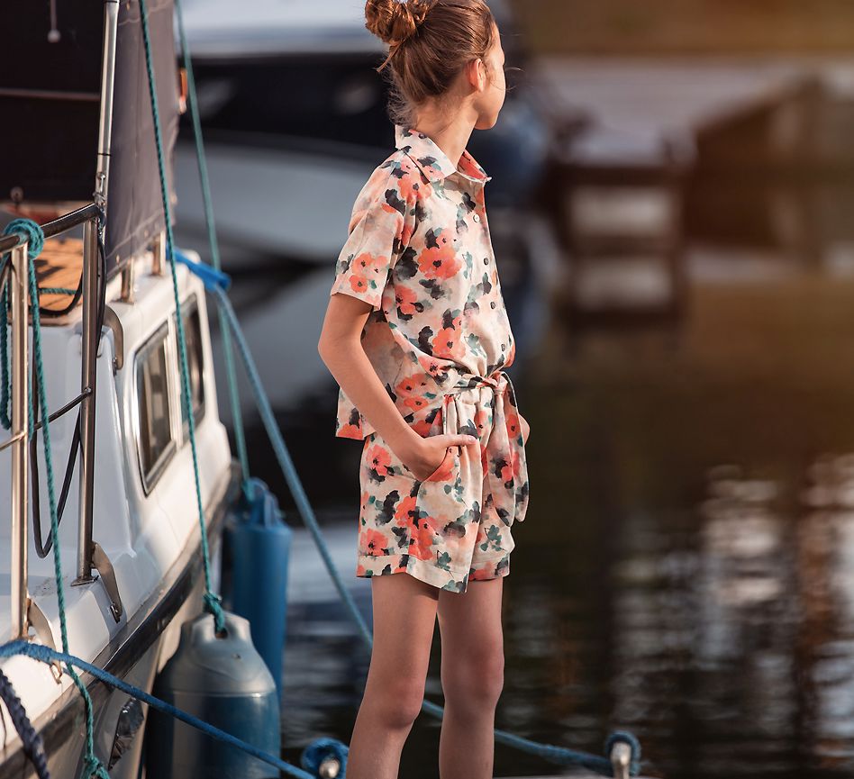 Tissu Lin Viscose - MISTY ROSE - See You At Six (Vendu x10cm) Tissus SEE YOU AT SIX | Gaspard et Léonie Tissus en ligne et Mercerie à Toulouse