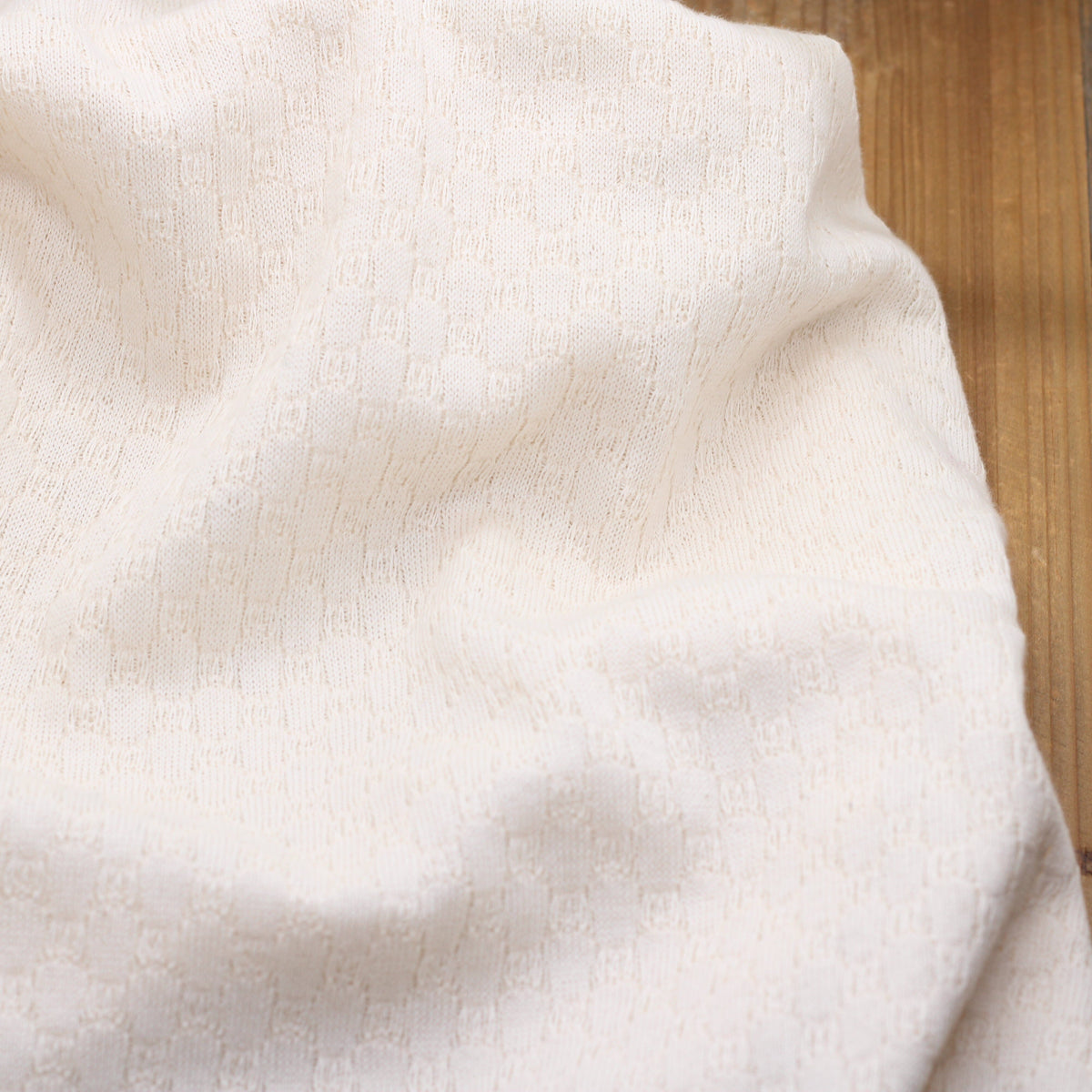 Tissu Maille tricot Jacquard - MILA - Ecru Clair (Vendu x10cm) Tissus Sélection Gaspard & Léonie | Gaspard et Léonie Tissus en ligne et Mercerie à Toulouse