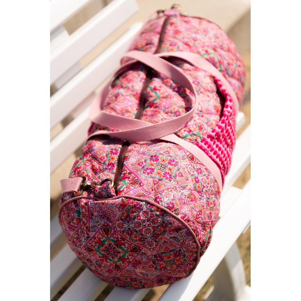 Tissu matelassé coton fréversible - Indien - Rose (Vendu x10cm) Tissus POPPY Design For You | Gaspard et Léonie Tissus en ligne et Mercerie à Toulouse