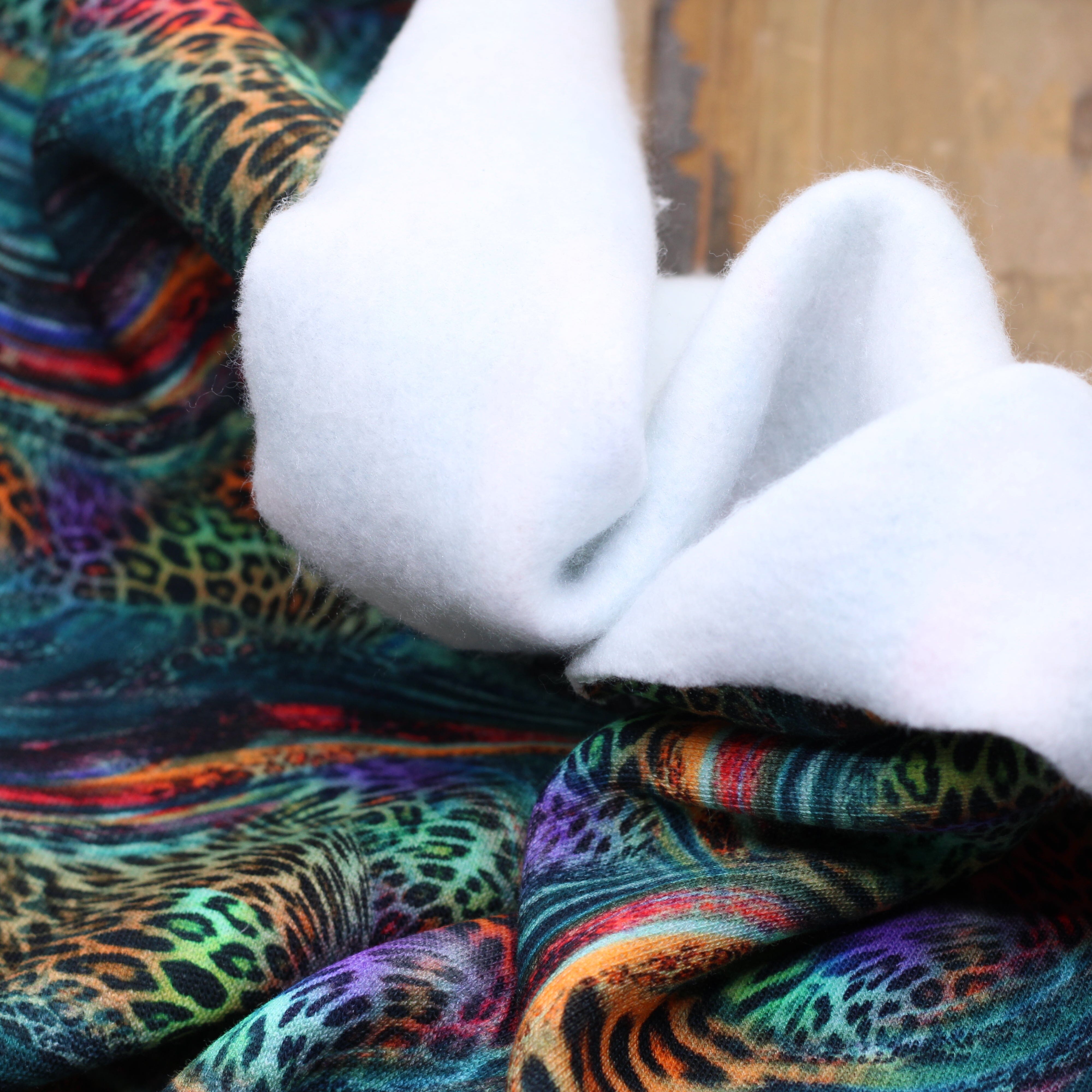 Tissu Sweat Jogging- LEOPARD - Multico - STENZO (Vendu x10cm) Tissus Stenzo | Gaspard et Léonie Tissus en ligne et Mercerie à Toulouse