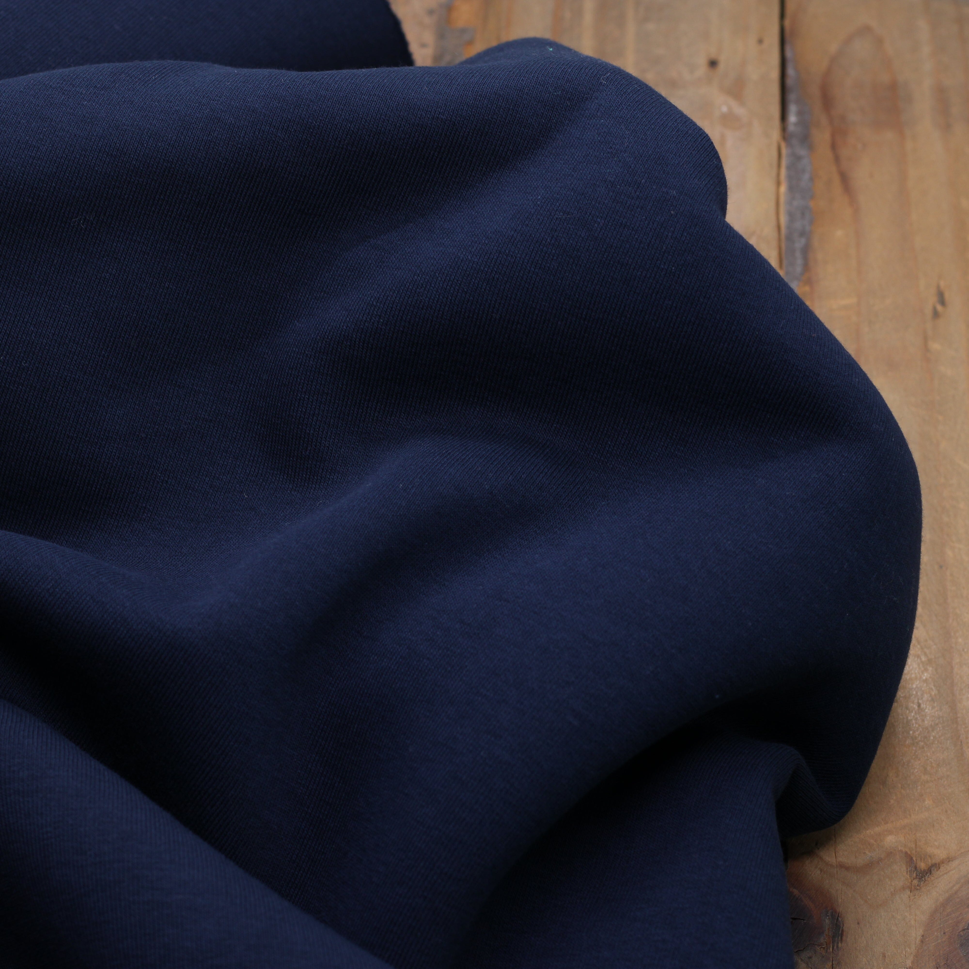 Tissu Sweat / Jogging - Marine (Vendu x10cm) Tissus Sélection Gaspard & Léonie | Gaspard et Léonie Tissus en ligne et Mercerie à Toulouse