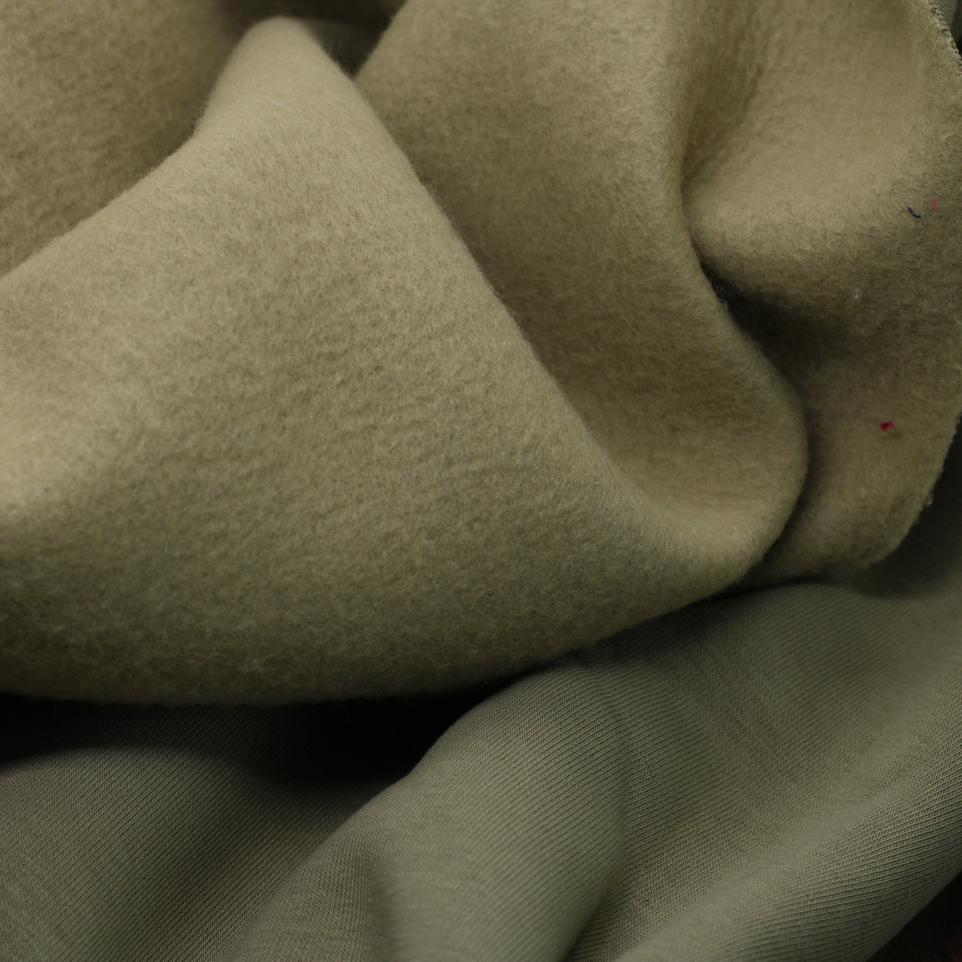 Tissu Sweat / Jogging - Vert KAKI (Vendu x10cm) Tissus Sélection Gaspard & Léonie | Gaspard et Léonie Tissus en ligne et Mercerie à Toulouse