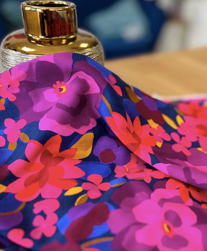 Tissu Twill de Viscose - EDEN (Vendu x10cm) Tissus MY DRESS MADE | Gaspard et Léonie Tissus en ligne et Mercerie à Toulouse
