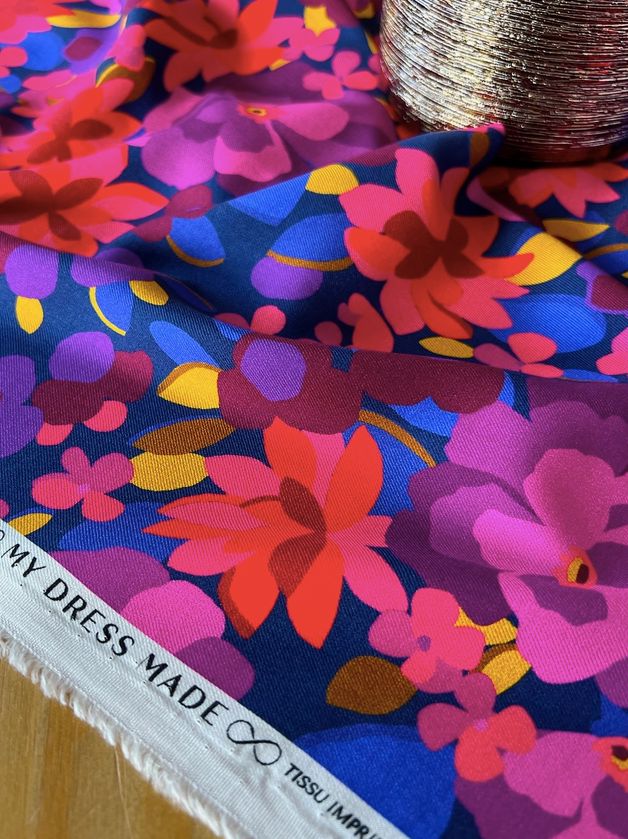 Tissu Twill de Viscose - EDEN (Vendu x10cm) Tissus MY DRESS MADE | Gaspard et Léonie Tissus en ligne et Mercerie à Toulouse