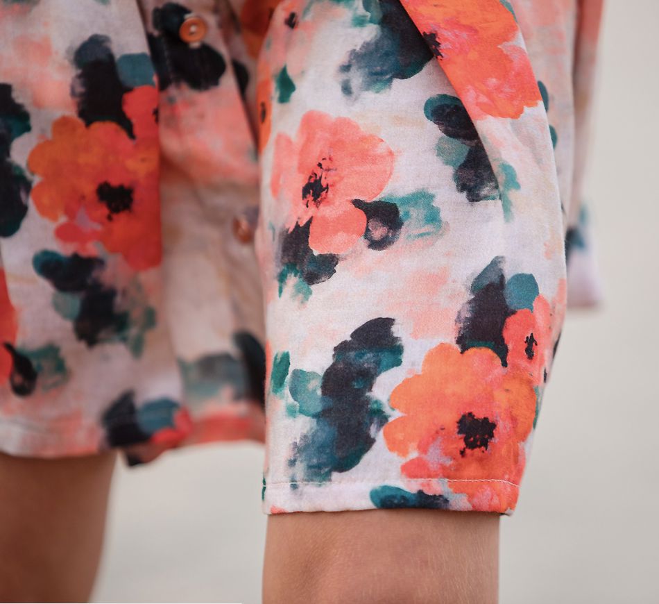 Tissu Viscose - MISTY ROSE - SEE YOU AT SIX (Vendu x10cm) Tissus SEE YOU AT SIX | Gaspard et Léonie Tissus en ligne et Mercerie à Toulouse