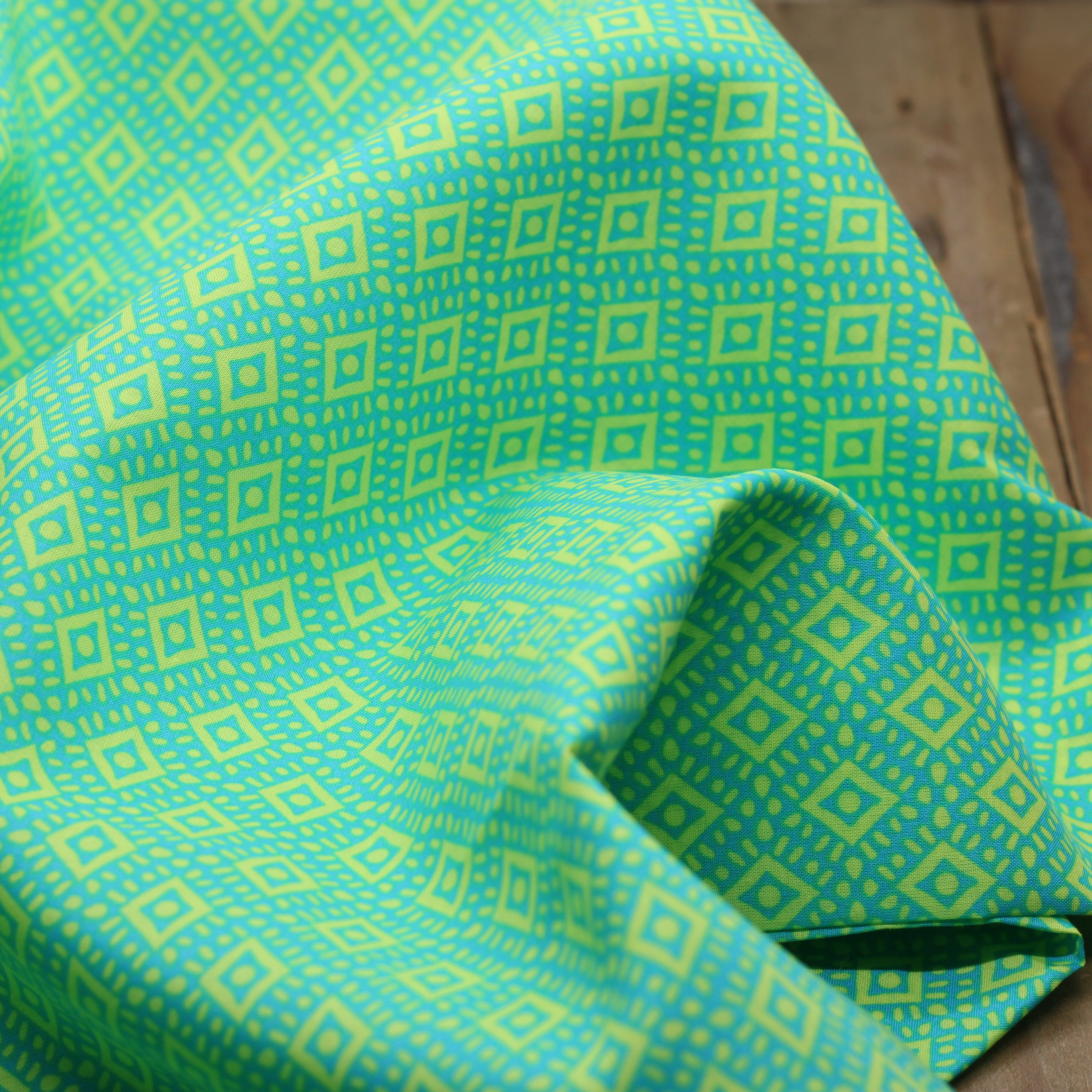 Tissu Voile de coton - YELLOW ABSTRACT - Jaune/vert (Vendu x10cm) Tissus Sélection Gaspard & Léonie | Gaspard et Léonie Tissus en ligne et Mercerie à Toulouse