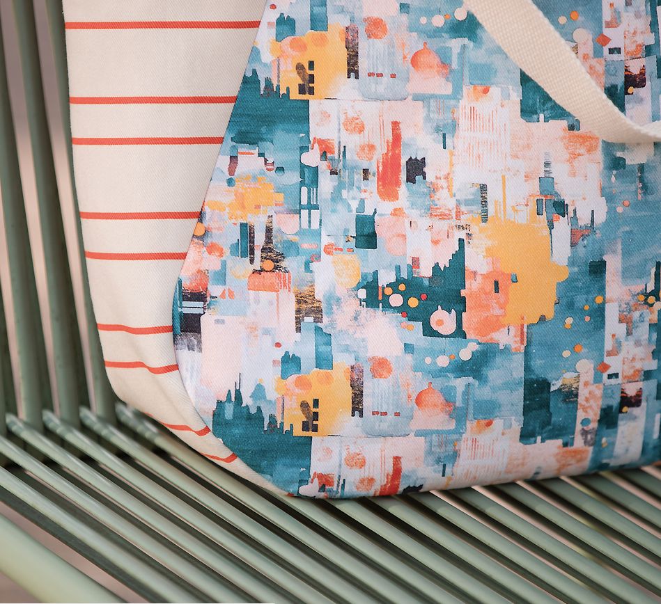 Toile Gabardine de Coton Sergé - CITY JOY - See You At Six (Vendu x10cm) Tissus SEE YOU AT SIX | Gaspard et Léonie Tissus en ligne et Mercerie à Toulouse