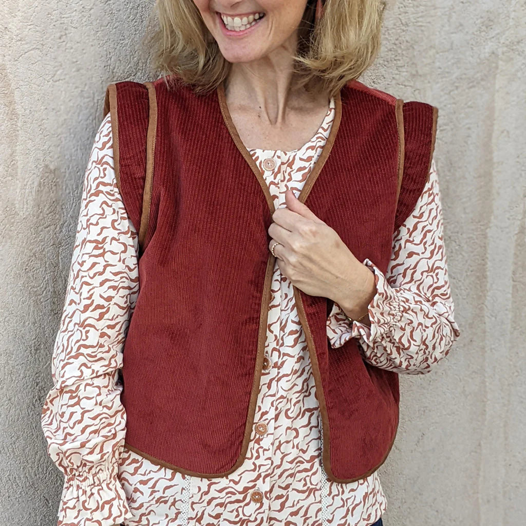 Veste et Gilet CRUSH - Patron de couture pochette - SUPER BISON Patron de couture SUPER BISON | Gaspard et Léonie Tissus en ligne et Mercerie à Toulouse