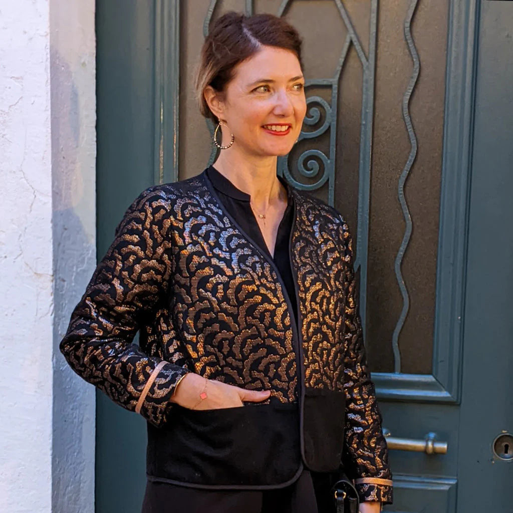 Veste et Gilet CRUSH - Patron de couture pochette - SUPER BISON Patron de couture SUPER BISON | Gaspard et Léonie Tissus en ligne et Mercerie à Toulouse