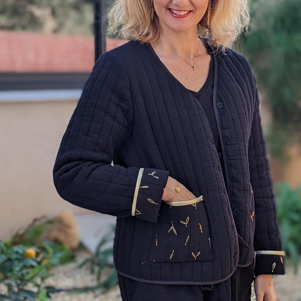 Veste et Gilet CRUSH - Patron de couture pochette - SUPER BISON Patron de couture SUPER BISON | Gaspard et Léonie Tissus en ligne et Mercerie à Toulouse