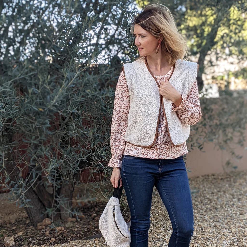 Veste et Gilet CRUSH - Patron de couture pochette - SUPER BISON Patron de couture SUPER BISON | Gaspard et Léonie Tissus en ligne et Mercerie à Toulouse