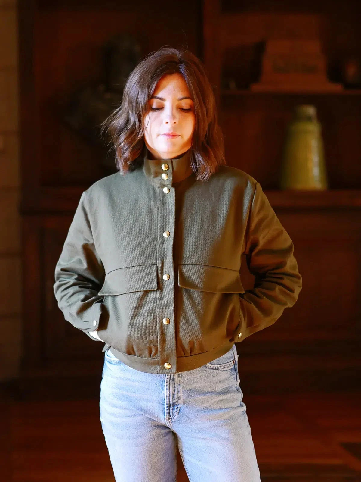 Veste FREDDO - Patron de couture Pochette - ANCEA PARIS Patron de couture ANCEA PARIS | Gaspard et Léonie Tissus en ligne et Mercerie à Toulouse