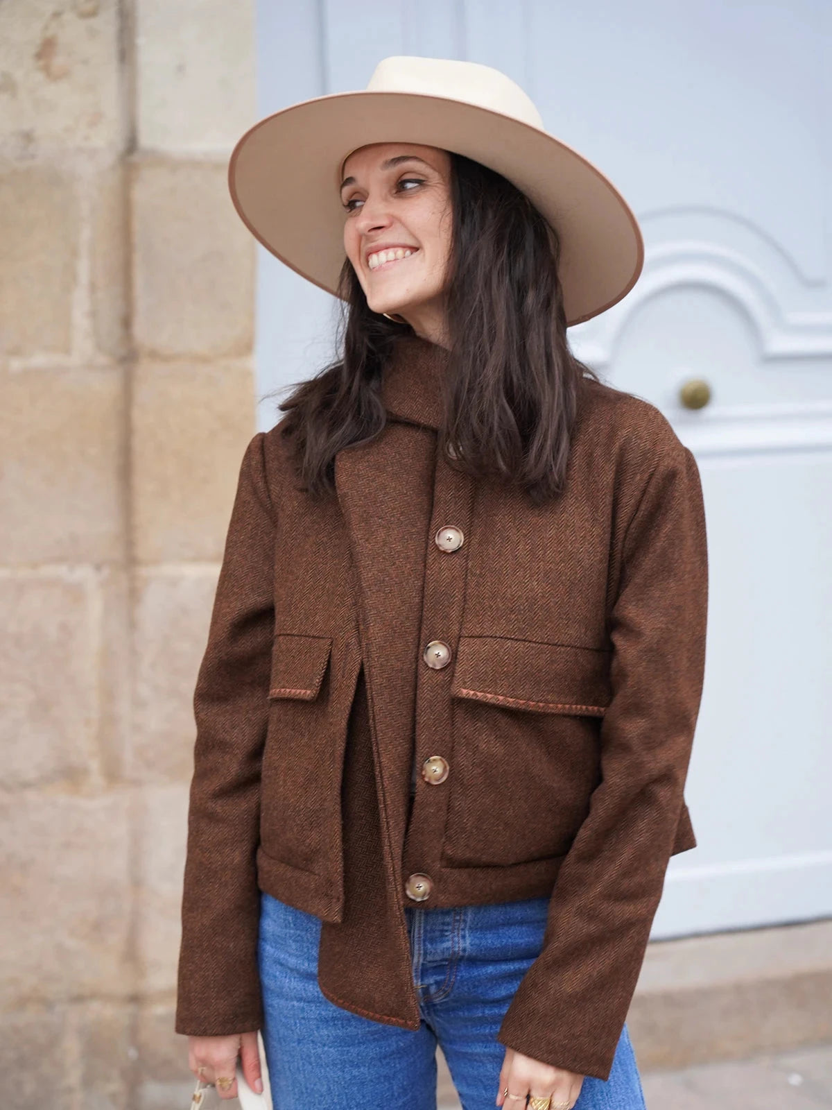 Veste FREDDO - Patron de couture Pochette - ANCEA PARIS Patron de couture ANCEA PARIS | Gaspard et Léonie Tissus en ligne et Mercerie à Toulouse