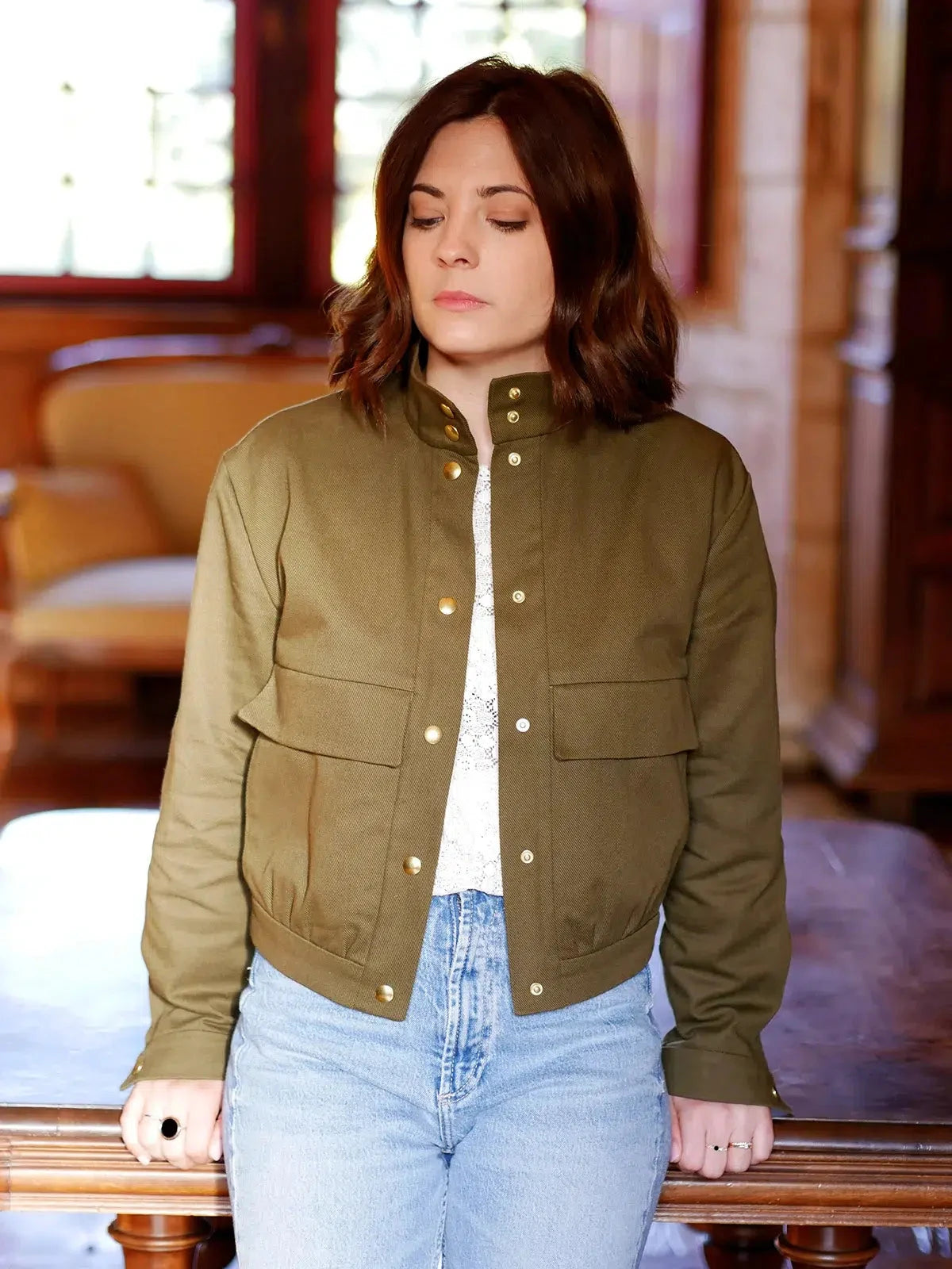 Veste FREDDO - Patron de couture Pochette - ANCEA PARIS Patron de couture ANCEA PARIS | Gaspard et Léonie Tissus en ligne et Mercerie à Toulouse