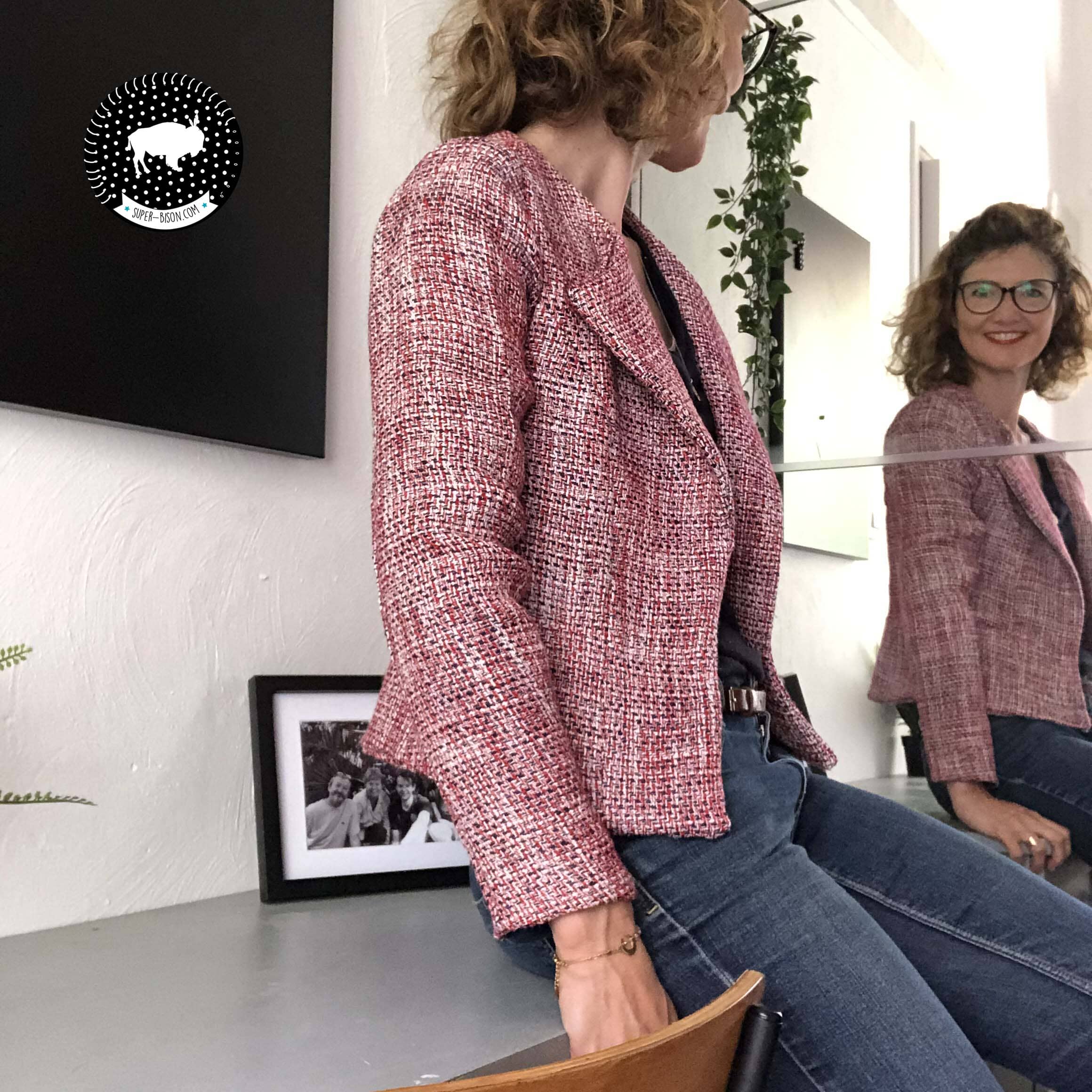 Veste SUBLIME - Patron de couture pochette - SUPER BISON Patron de couture SUPER BISON | Gaspard et Léonie Tissus en ligne et Mercerie à Toulouse