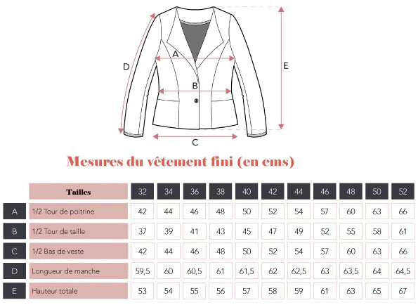 Veste SUBLIME - Patron de couture pochette - SUPER BISON Patron de couture SUPER BISON | Gaspard et Léonie Tissus en ligne et Mercerie à Toulouse