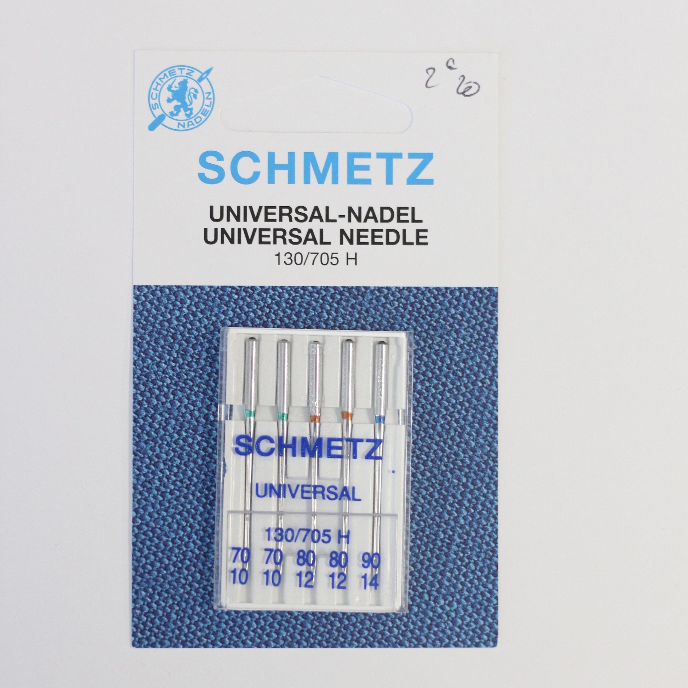Aiguilles Machine à coudre STANDARD (taille au choix) Mercerie SCHMETZ | Gaspard et Léonie Tissus Mercerie Toulouse